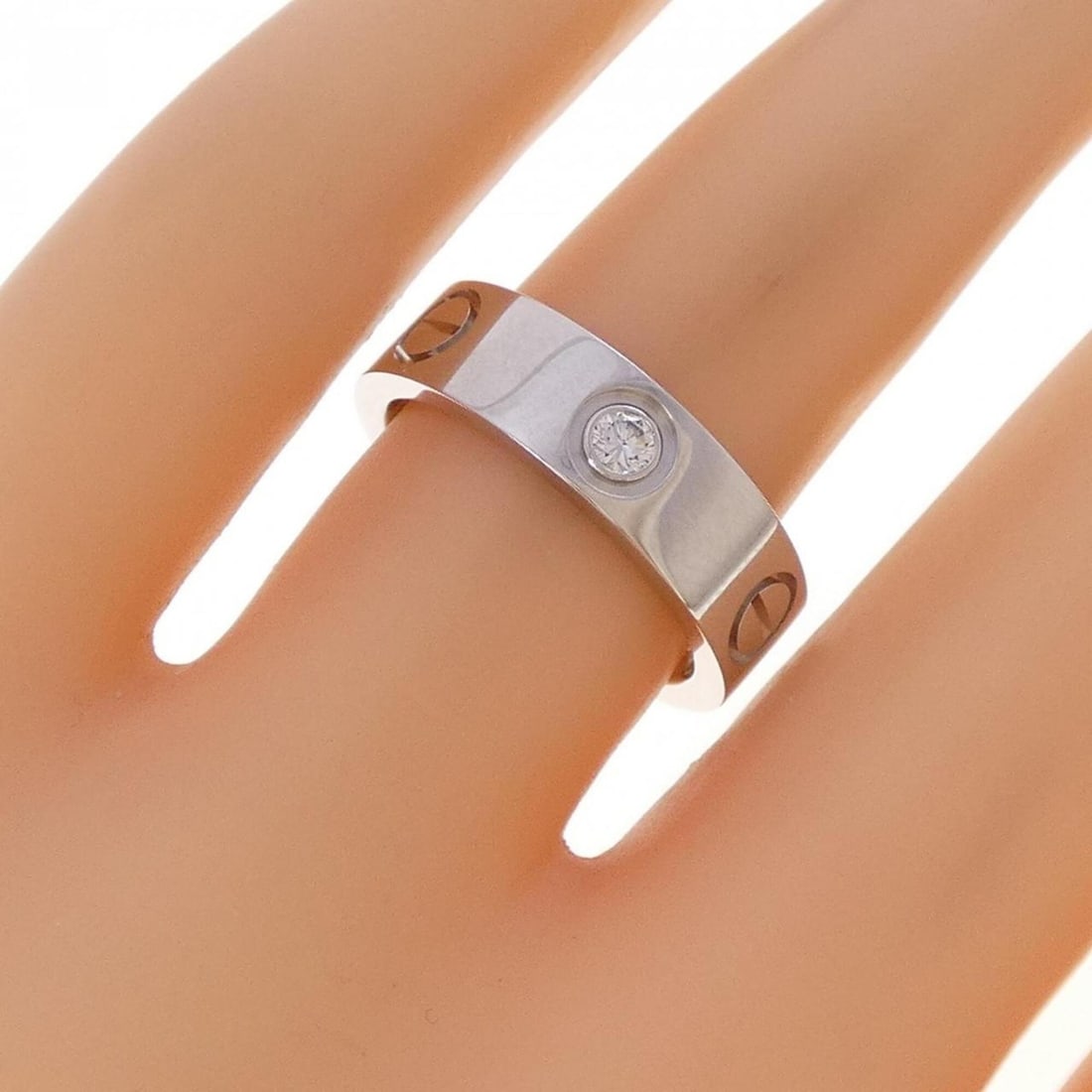 Cartier Love Half-Diamond Ring - 4