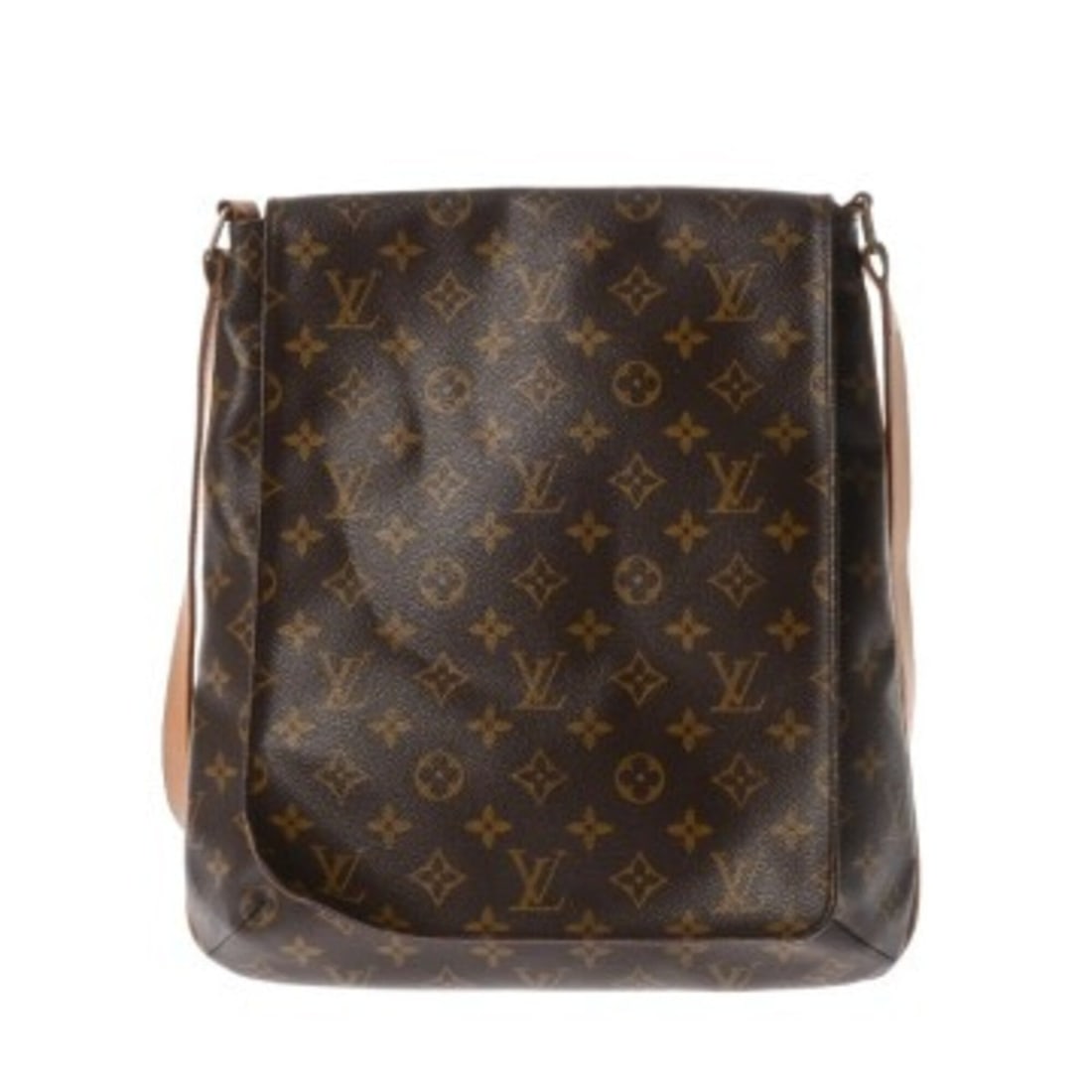 LOUIS VUITTON Louis Vuitton Monogram Musette Brown M51256 Women's Canvas Shoulder Bag B Rank Used (1 of 11)