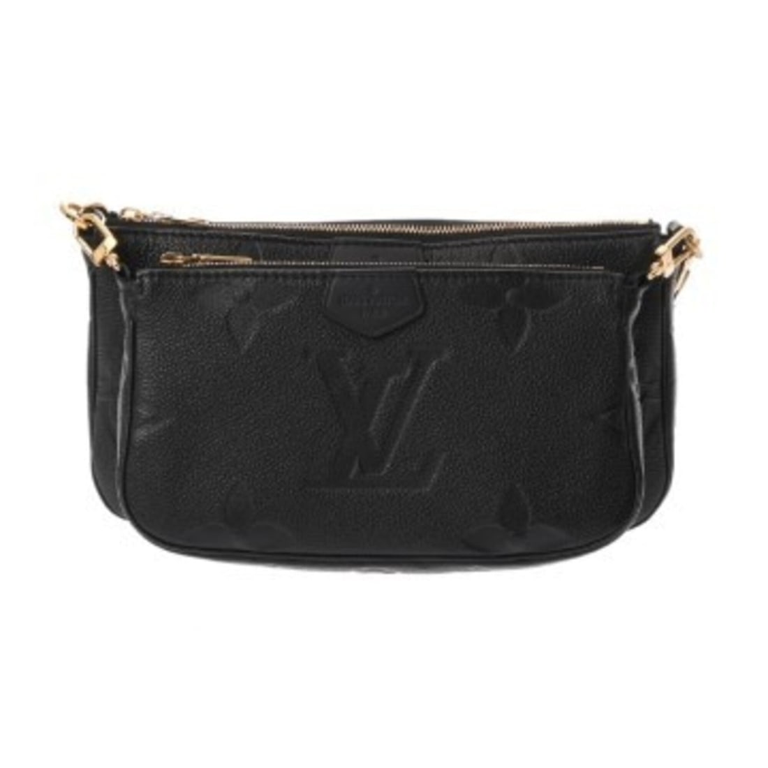 LOUIS VUITTON Louis Vuitton Monogram Empreinte Multi Pochette Accessoires Noir M80399 Women's (1 of 11)