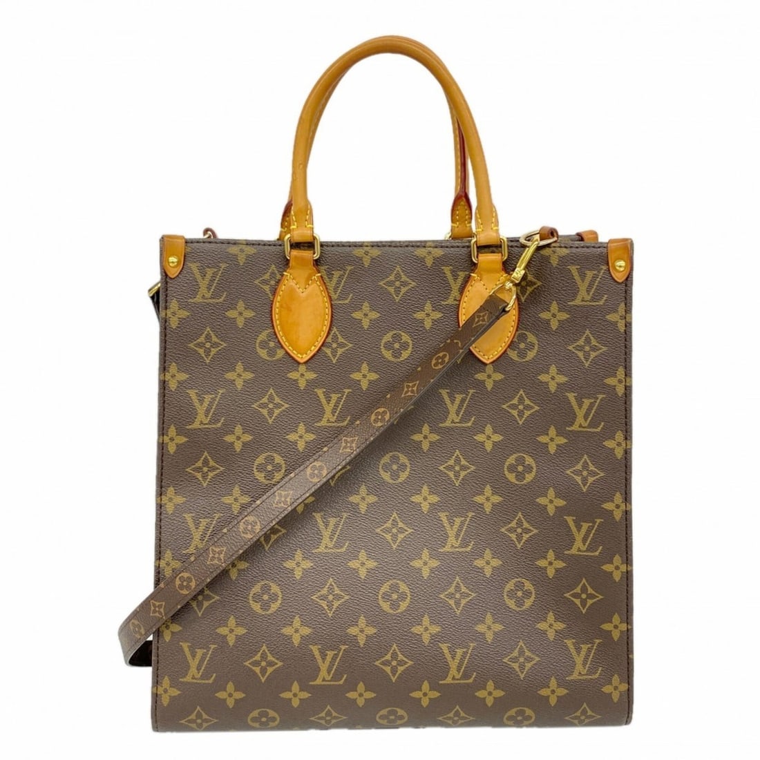 Louis Vuitton Monogram Sac Plat PM Handbag M45848 Brown 2-way bag for women P2881651 (1 of 20)