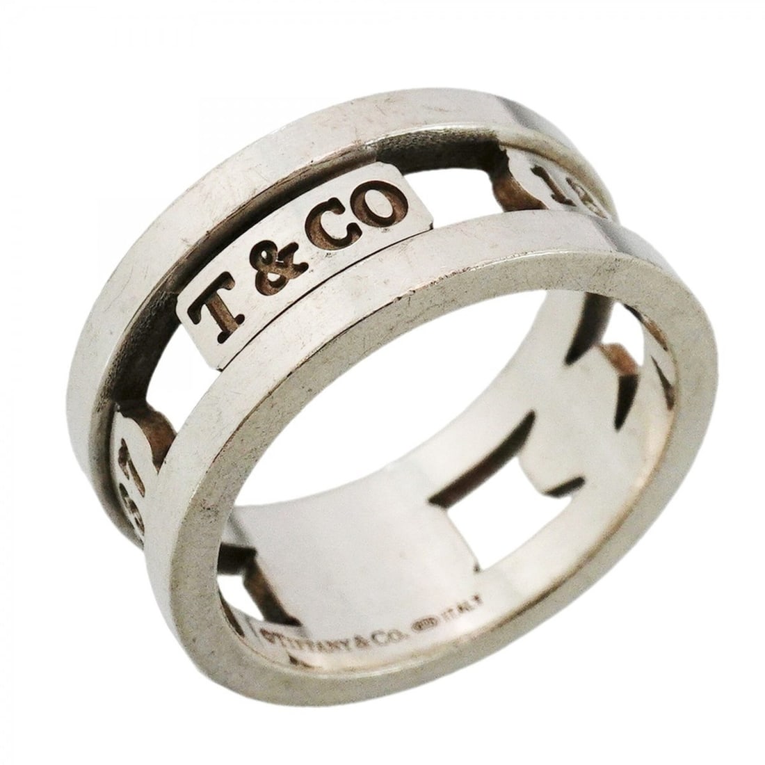 Tiffany & Co. 1837 Element Ring, Sterling Silver 925, Size 17, Men's (1 of 19)