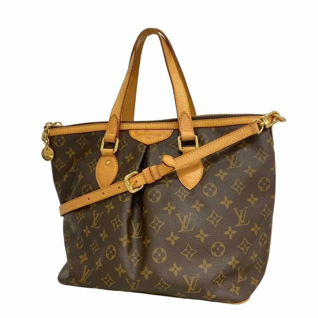 Louis Vuitton Monogram Palermo PM Handbag M40145 Brown 2-way bag for women: --- Catalog ---Category: SizeSize (HxWxD): 28cm x 29.5cm x 16cm / 11.02'' x 11.61'' x 6.29''Category: DesignType: HandbagColor: BrownGender: WomenCategory: GeneralMPN: M40145Brand: Louis Vuitton--- It
