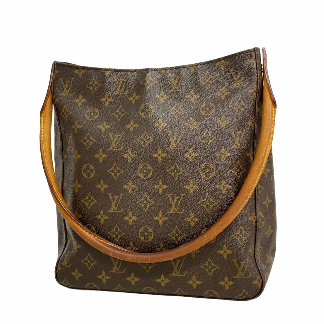 Louis Vuitton Monogram Looping GM Shoulder Bag M51145 Brown Women's (1 of 12)