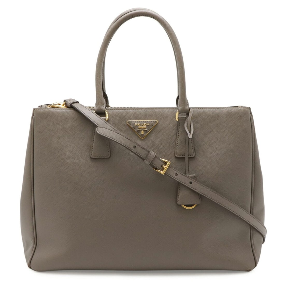PRADA Galleria Medium Handbag/Shoulder Bag, Saffiano Leather, Argilla, Greige, 1BA786: --- Catalog ---Category: SizeWeight: 1.3kg / 2.86lb.Size (HxWxD): 25cm x 35cm x 16cm / 9.84'' x 13.77'' x 6.29''Strap Length: 118cm / 46.45''Category: DesignType: Handbag, Shoulder bagGender: WomenMat