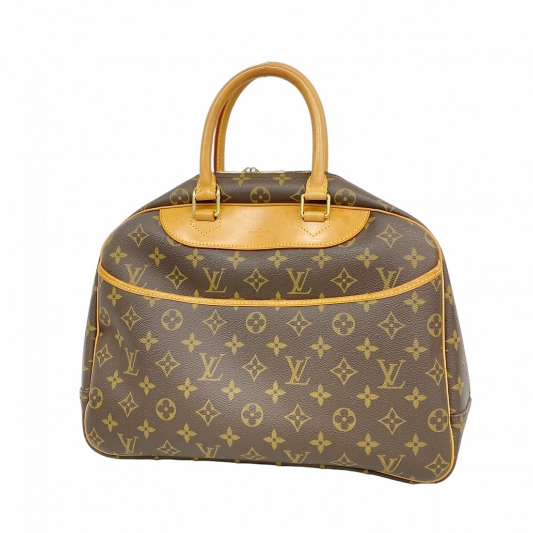 Louis Vuitton Monogram Deauville Handbag M47270 Brown Women's: --- Catalog ---Category: SizeSize (HxWxD): 26.5cm x 34cm x 14cm / 10.43'' x 13.38'' x 5.51''Category: DesignType: HandbagColor: BrownGender: WomenCategory: GeneralMPN: M47270Brand: Louis Vuitton--- It