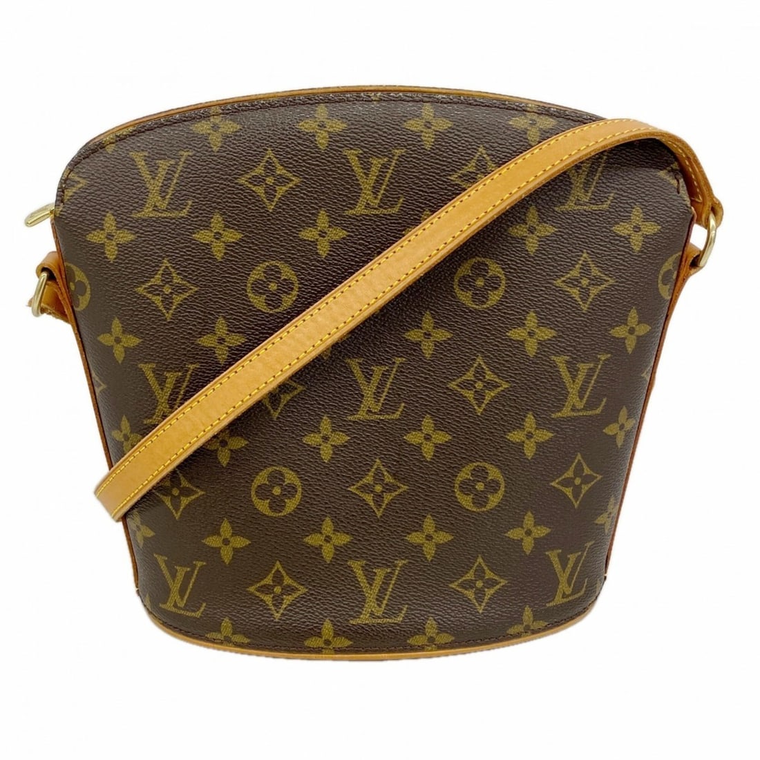 Louis Vuitton Monogram Druot Shoulder Bag M51290 Brown Women's: --- Catalog ---Category: SizeSize (HxWxD): 22cm x 20cm x 10cm / 8.66'' x 7.87'' x 3.93''Category: DesignType: Shoulder bagColor: BrownGender: WomenCategory: GeneralMPN: M51290Brand: Louis Vuitton--- I