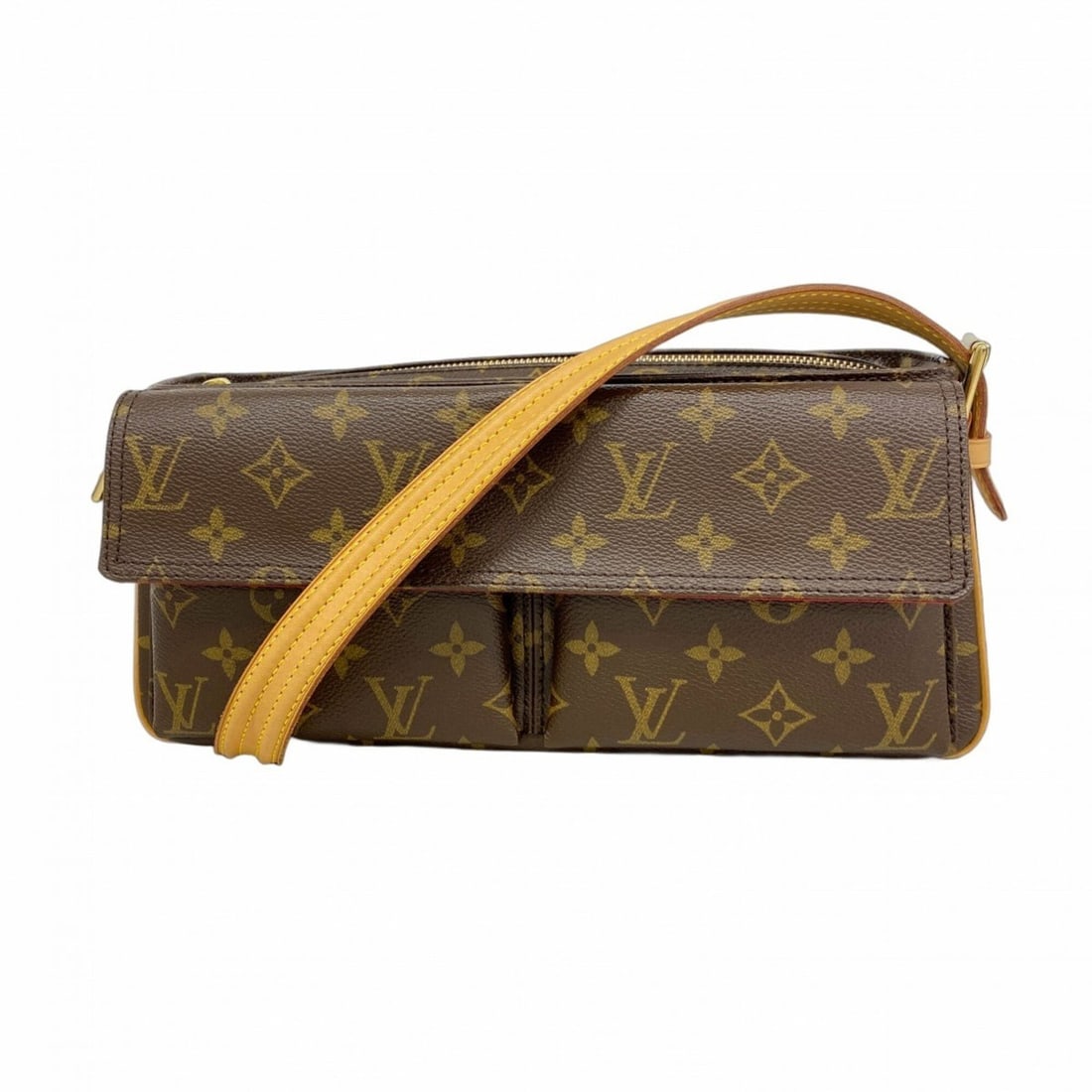 Louis Vuitton Monogram Vivacite MM Shoulder Bag M51164 Brown Women's: --- Catalog ---Category: SizeSize (HxWxD): 14cm x 29.5cm x 9cm / 5.51'' x 11.61'' x 3.54''Category: DesignType: Shoulder bagColor: BrownGender: WomenCategory: GeneralMPN: M51164Brand: Louis Vuitton---