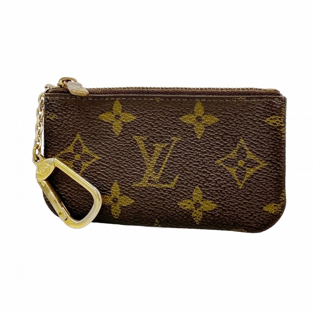 Louis Vuitton Monogram Pochette Clé M62650 Brown Wallet/Coin Case for Men and Women: --- Catalog ---Category: SizeSize (HxWxD): 6.5cm x 11.5cm x 1cm / 2.55'' x 4.52'' x 0.39''Category: DesignType: Coin purse/coin caseColor: BrownGender: Men,WomenCategory: GeneralMPN: M62650Brand: Loui