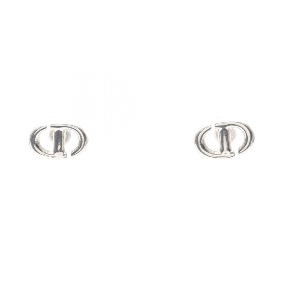 Christian Dior Dior CD logo earrings in stainless steel, silver for women. (1 of 11)