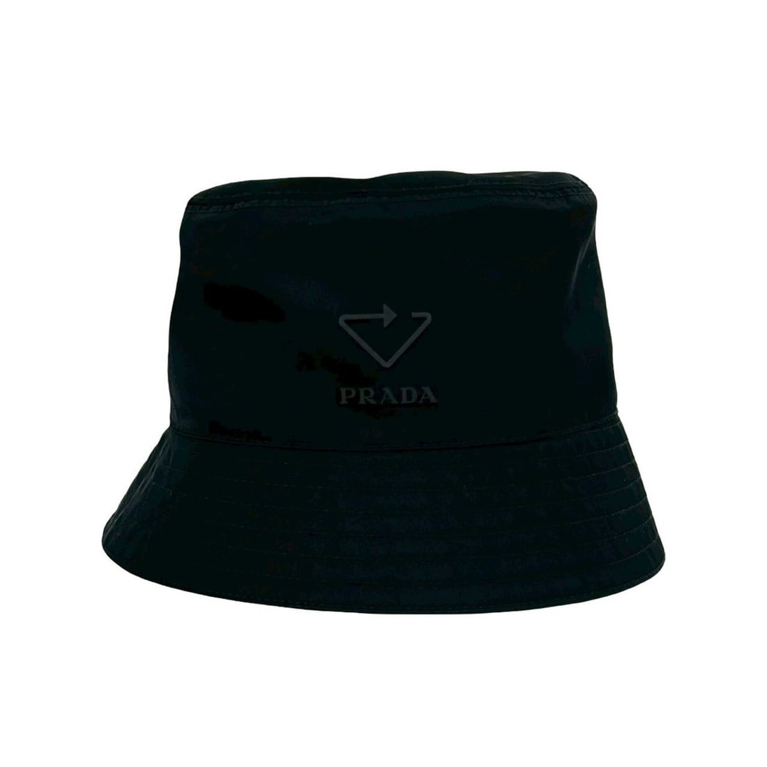 PRADA Re-Nylon Logo Bucket Hat, Size S, Black, 02916: --- Catalog ---Category: DesignType: Bucket hatColor: BlackGender: WomenMaterial: Nylon Category: GeneralBrand: PradaCategory: MeasurementsCircumference: 57cm / 22.44''--- Item List ---Section: Condit
