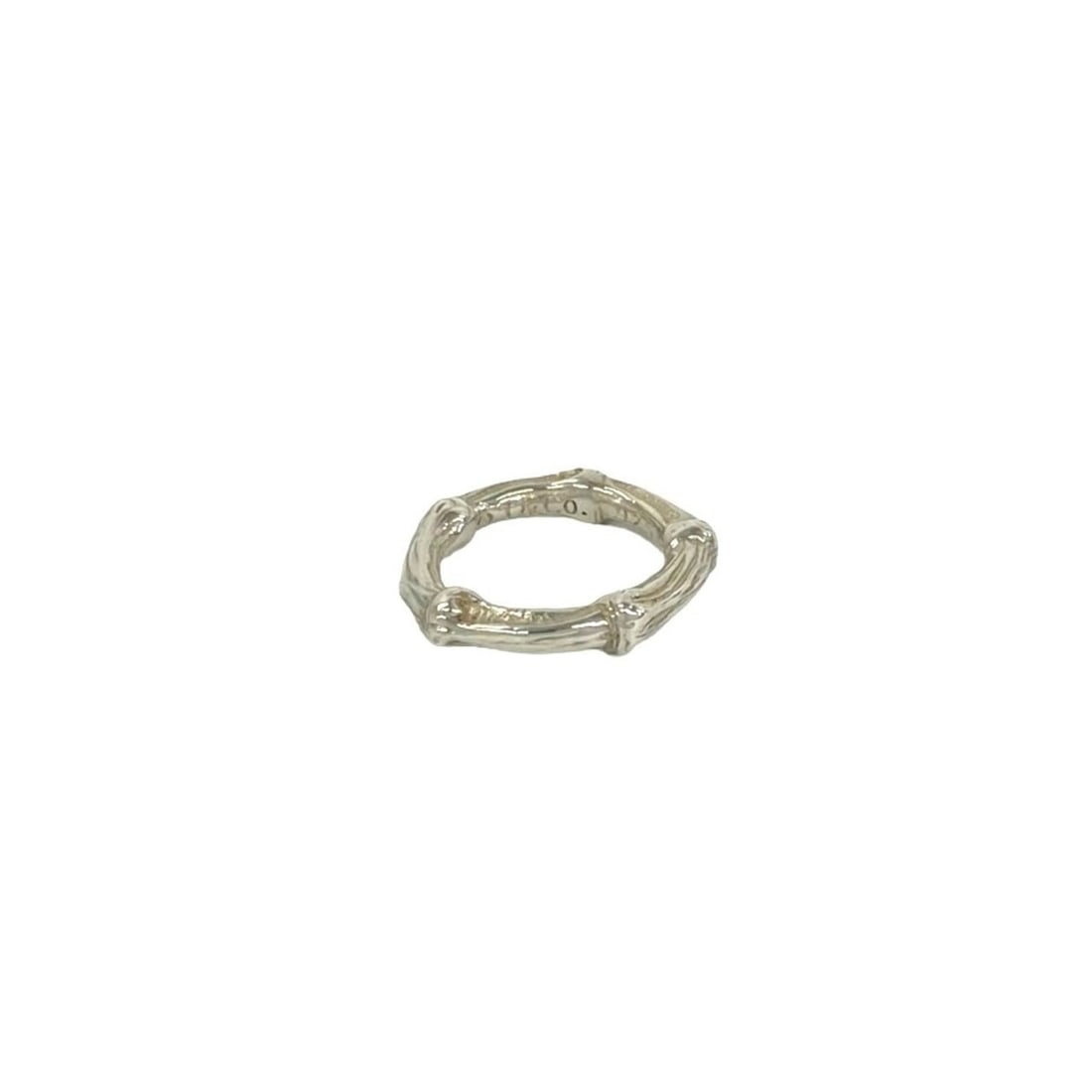 TIFFANY&Co. Tiffany Bamboo Ring, Sterling Silver 925, Accessory, Silver, 65712: --- Catalog ---Category: SizeJP Size: 9US Size: 5Category: DesignType: Band ringColor: SilverGender: WomenMaterial: Silver 925Category: GeneralBrand: Tiffany--- Item List ---Section: ConditionRanking: