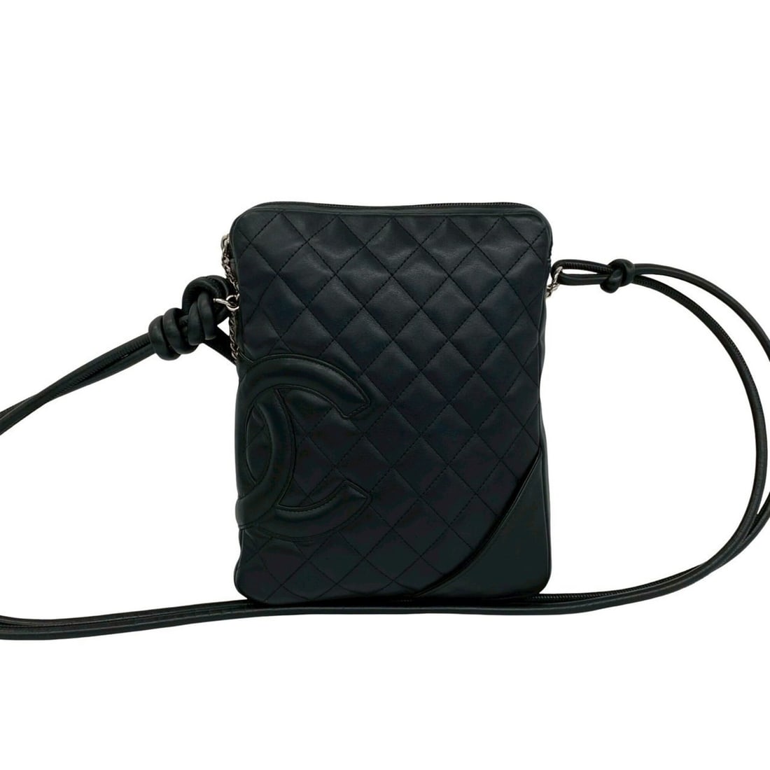 CHANEL Vintage Cambon Line Coco Mark Leather Mini Shoulder Bag Black 236-7: --- Catalog ---Category: SizeSize (HxWxD): 24.5cm x 19cm x 3cm / 9.64'' x 7.48'' x 1.18''Category: DesignType: Shoulder bagColor: BlackGender: WomenMaterial: Leather Category: GeneralBrand: Chanel--- 
