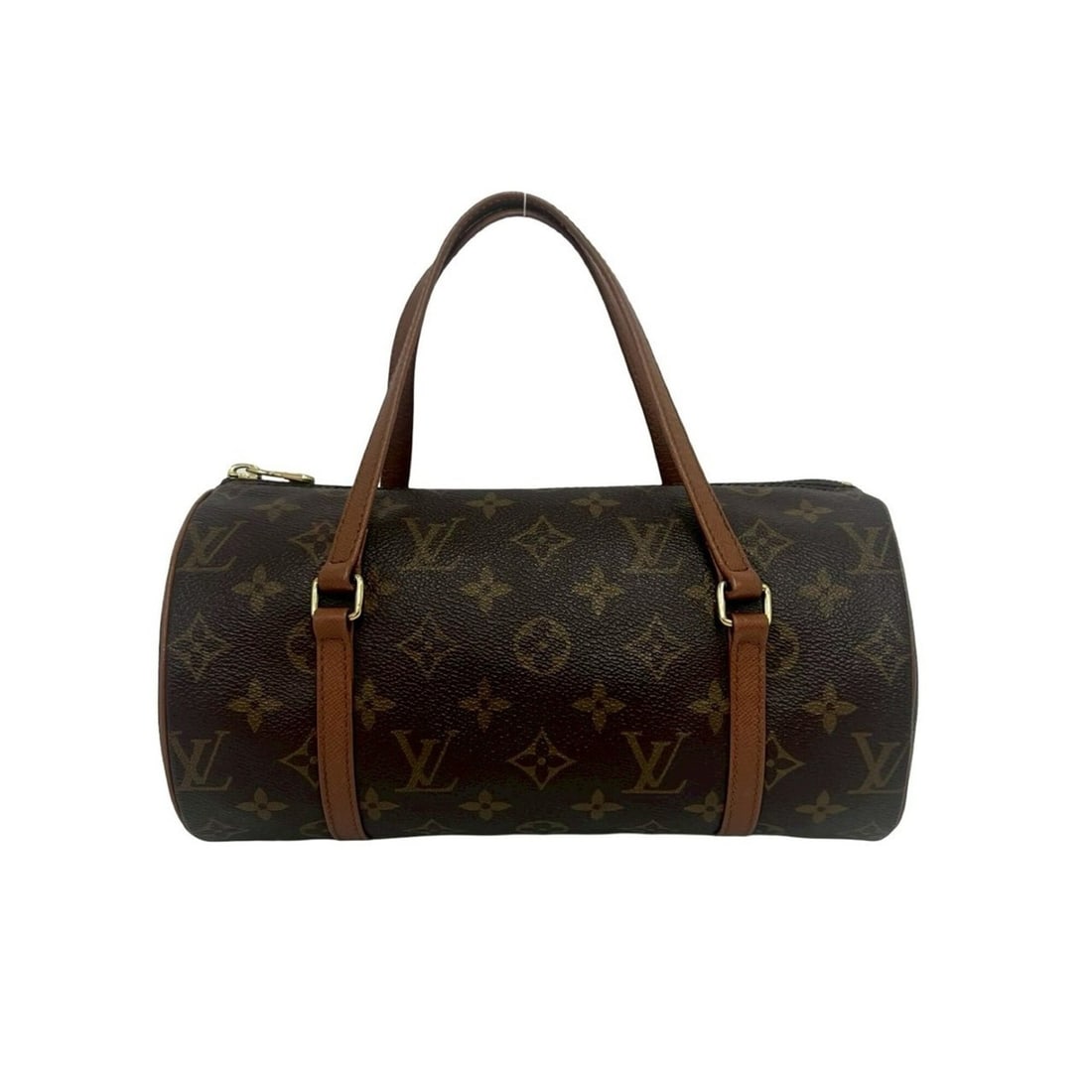 LOUIS VUITTON Vintage Papillon 26 Monogram Leather Handbag Boston Bag Brown 19712: --- Catalog ---Category: SizeSize (HxWxD): 13cm x 26cm x 12.5cm / 5.11'' x 10.23'' x 4.92''Category: DesignType: Boston bag, HandbagColor: BrownGender: WomenMaterial: PVC , Leather Category: GeneralBr