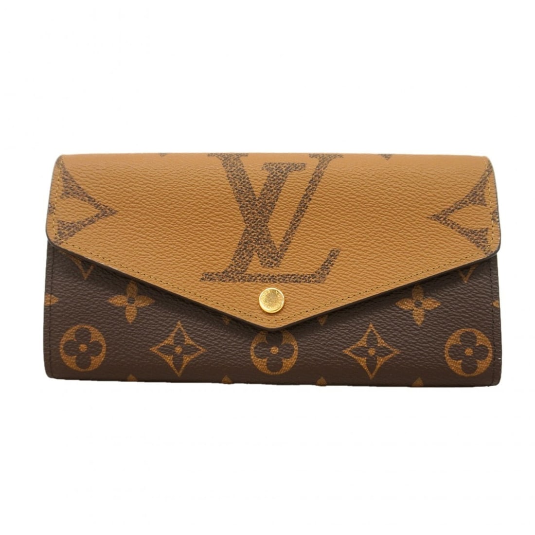 Louis Vuitton Monogram Giant Reverse Portefeuille Sarah Long Wallet M80726 Brown Women's: --- Catalog ---Category: SizeSize (HxWxD): 11cm x 19cm x 3cm / 4.33'' x 7.48'' x 1.18''Category: DesignType: Long wallet (bi-fold)Color: BrownGender: WomenCategory: GeneralMPN: M80726Brand: Louis Vuit
