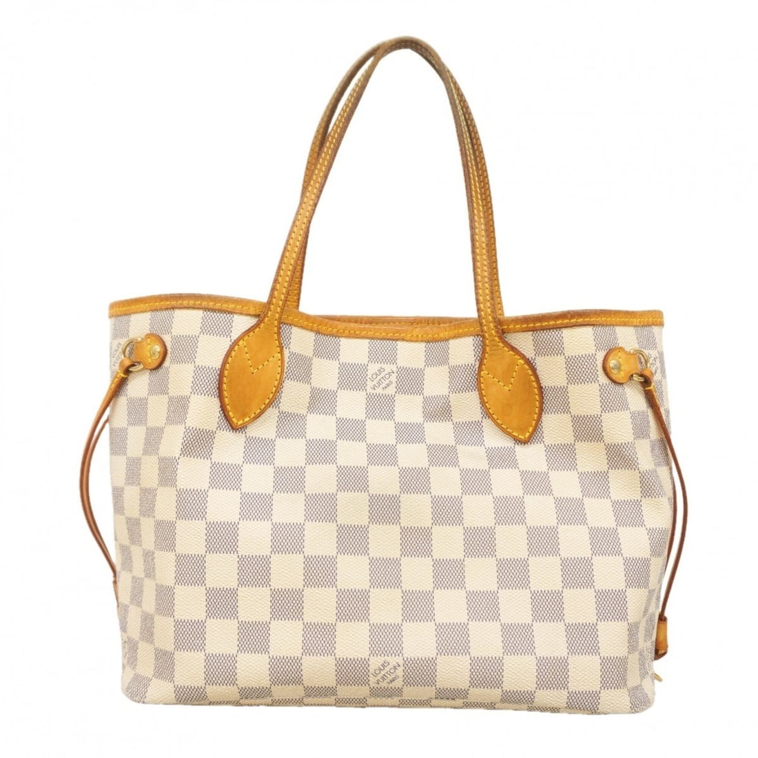 Louis Vuitton Damier Azur Neverfull PM Tote Bag N51110 White Women's: --- Catalog ---Category: SizeSize (HxWxD): 22cm x 28cm x 1cm / 8.66'' x 11.02'' x 0.39''Category: DesignType: Tote bagColor: WhiteGender: WomenCategory: GeneralMPN: N51110Brand: Louis Vuitton--- Item 