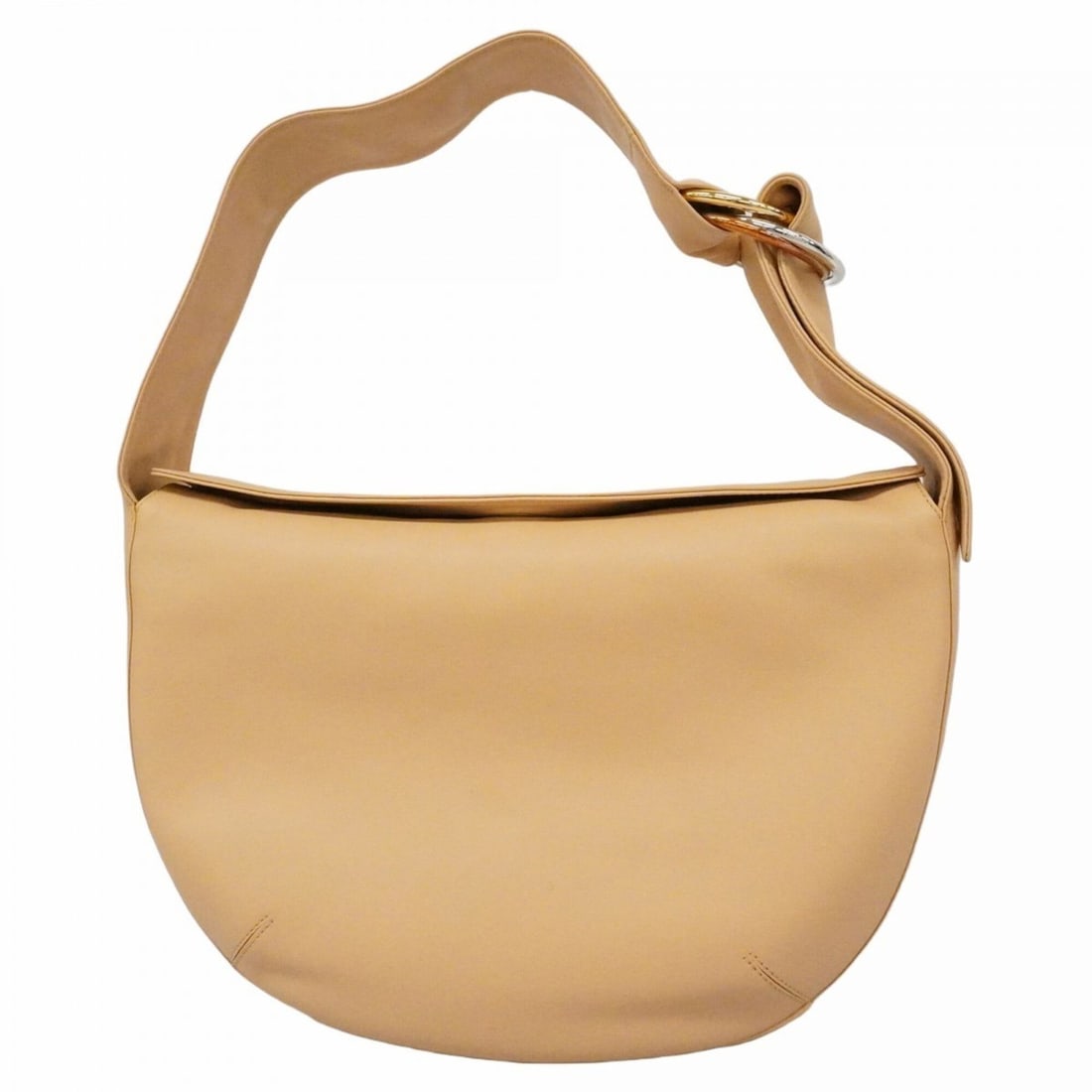 Cartier Trinity Shoulder Bag, Leather, Beige Gold, Women's: --- Catalog ---Category: SizeSize (HxWxD): 22cm x 30cm x 6cm / 8.66'' x 11.81'' x 2.36''Category: DesignType: Shoulder bagColor: BeigeGender: WomenMaterial: Leather Hardware Color: Gold, SilverCategor