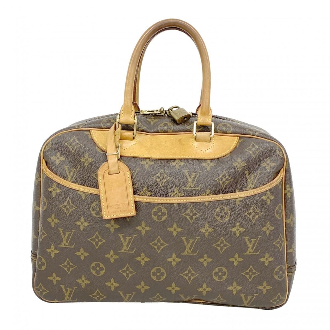 Louis Vuitton Monogram Deauville Handbag M47270 Brown Women's: --- Catalog ---Category: SizeSize (HxWxD): 26cm x 33cm x 11cm / 10.23'' x 12.99'' x 4.33''Category: DesignType: HandbagColor: BrownGender: WomenCategory: GeneralMPN: M47270Brand: Louis Vuitton--- Item