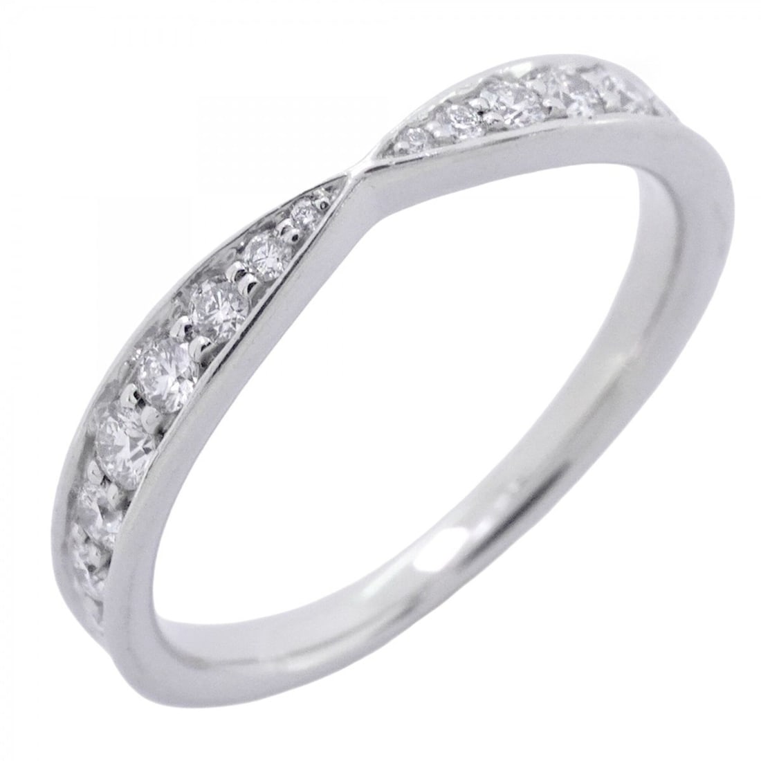 Tiffany & Co. Harmony Bead Set Ring, Pt950 Platinum, Diamond, Size 6.5, Women's: --- Catalog ---Category: SizeJP Size: 6.5US Size: 3.5Category: DesignType: Band ringStone: DiamondGender: WomenMaterial: Platinum 950Category: GeneralBrand: Tiffany--- Item List ---Section: ConditionR