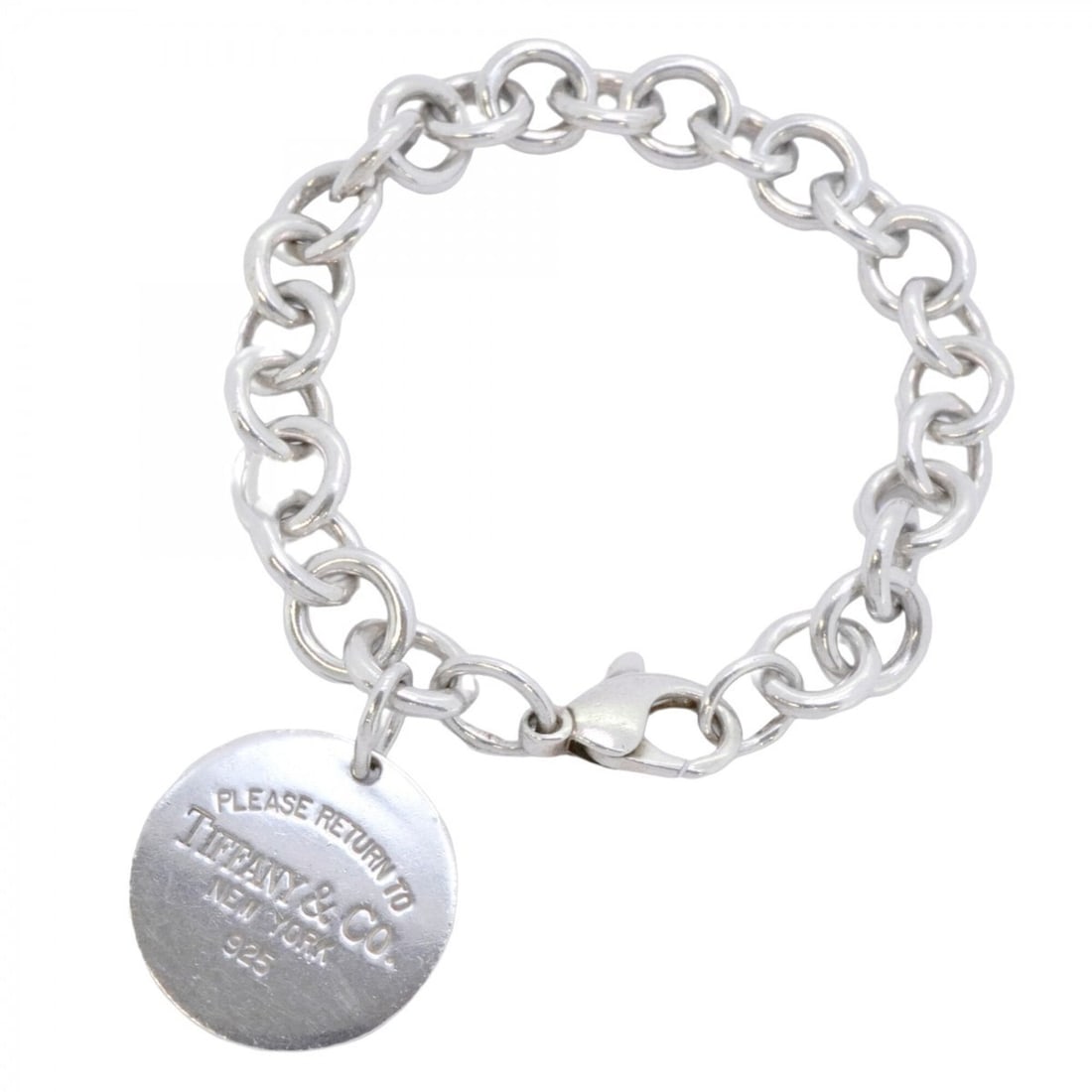 Tiffany & Co. Return to Circle Bracelet, Sterling Silver 925, Women's: --- Catalog ---Category: SizeLength: 17cm / 6.69''Category: DesignType: Charm braceletGender: WomenMaterial: Silver 925Category: GeneralBrand: Tiffany--- Item List ---Section: ConditionRanking: Rank A