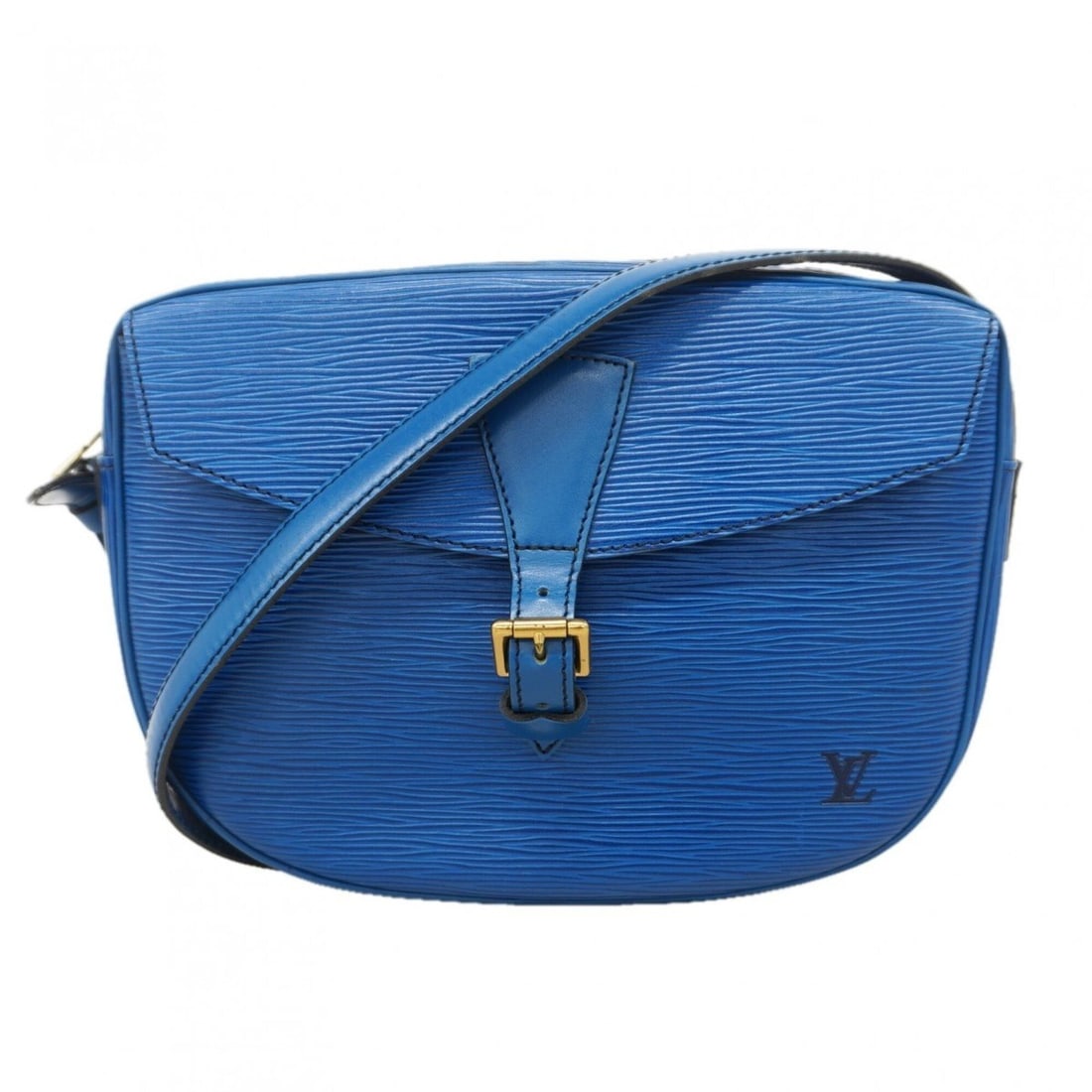 Louis Vuitton Epi Leather Shoulder Bag, Jeune Fille, M52155, Toledo Blue, Women's: --- Catalog ---Category: SizeSize (HxWxD): 18.5cm x 24cm x 6cm / 7.28'' x 9.44'' x 2.36''Category: DesignType: Shoulder bagColor: Toledo blueGender: WomenCategory: GeneralMPN: M52155Brand: Louis Vuitt
