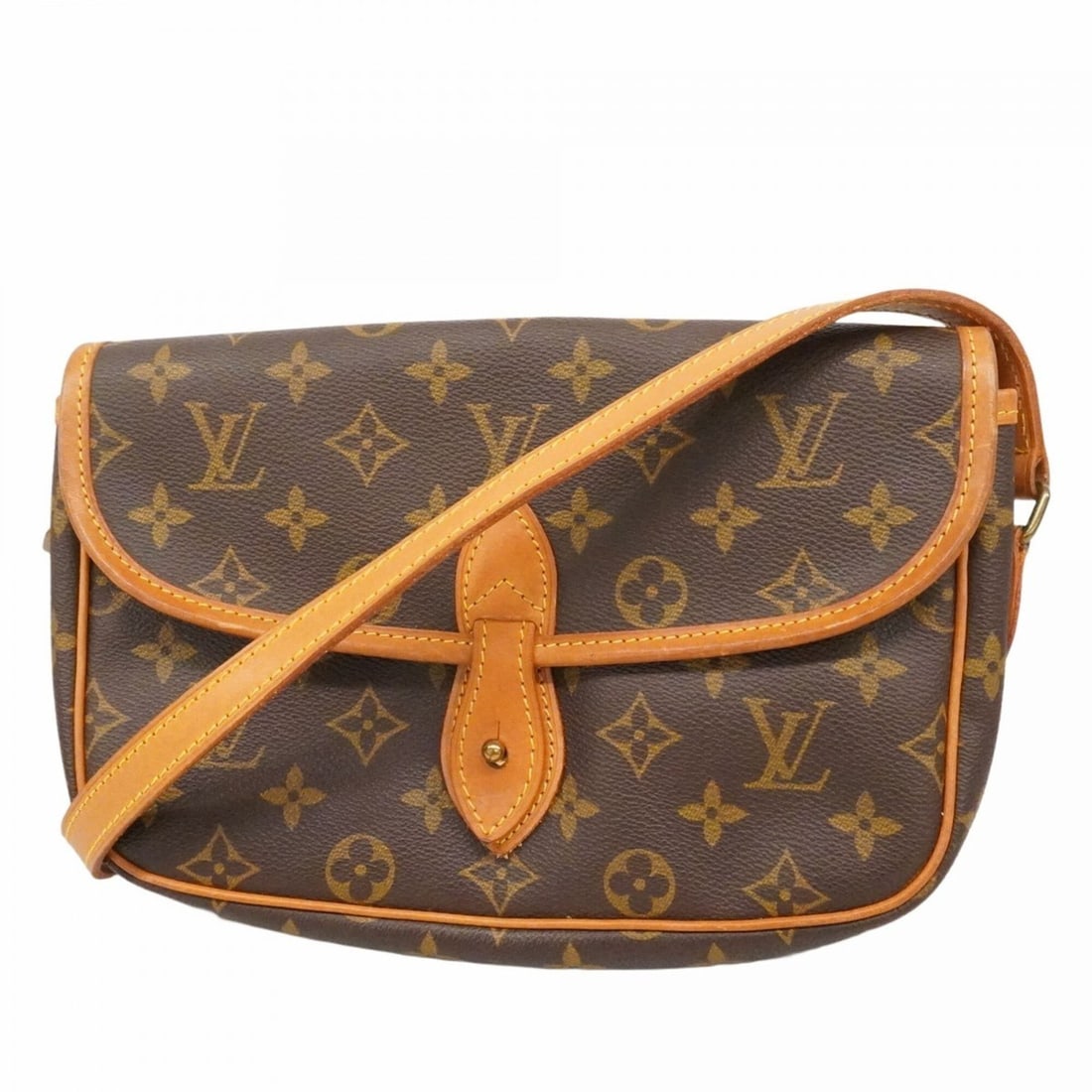 Louis Vuitton Monogram Gibeciere PM Shoulder Bag M42248 Brown Women's: --- Catalog ---Category: SizeSize (HxWxD): 16.5cm x 24cm x 7cm / 6.49'' x 9.44'' x 2.75''Category: DesignType: Shoulder bagColor: BrownGender: WomenCategory: GeneralMPN: M42248Brand: Louis Vuitton--- 
