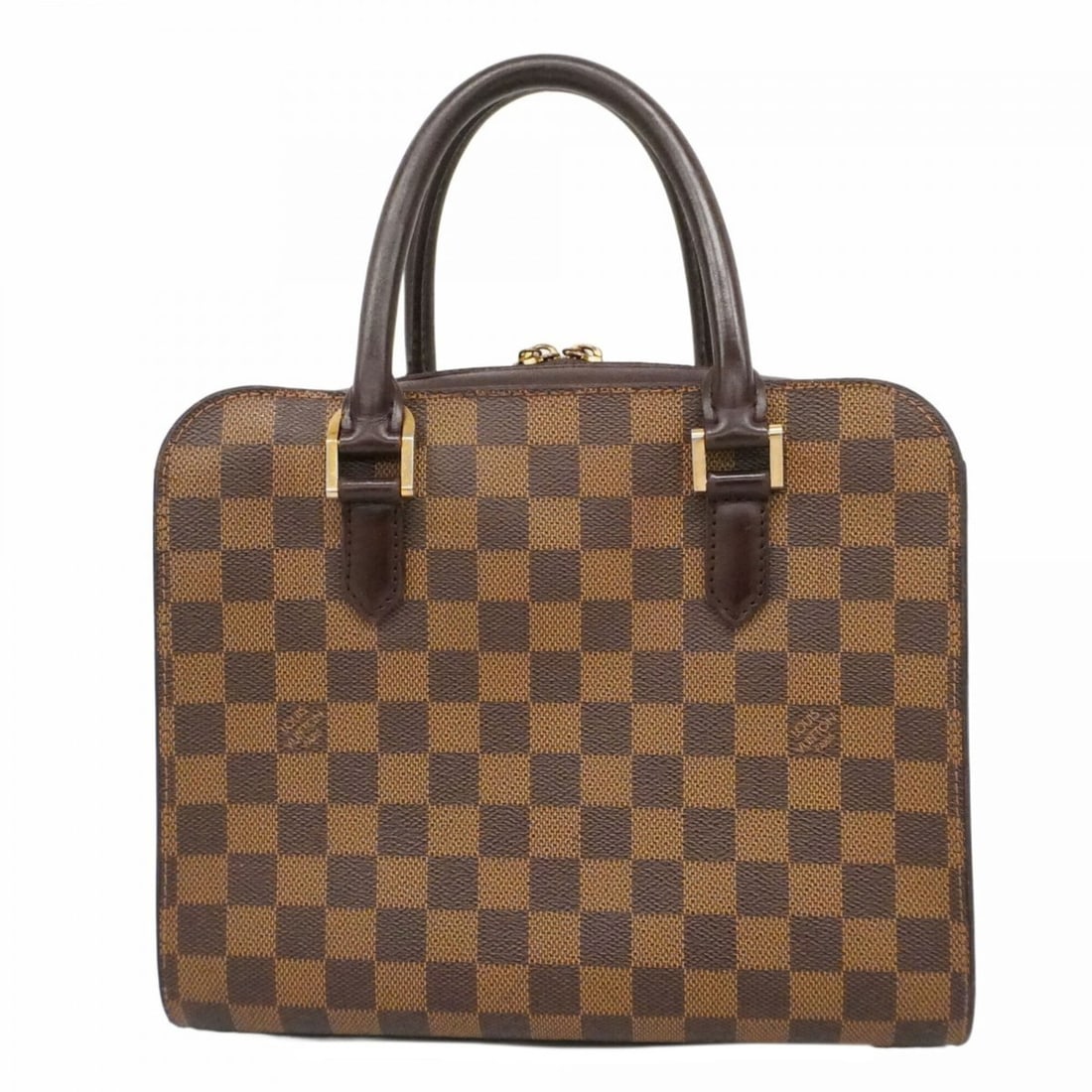 Louis Vuitton Damier Triana Handbag N51155 Ebene Women's P2894393: --- Catalog ---Category: SizeSize (HxWxD): 23cm x 26cm x 12cm / 9.05'' x 10.23'' x 4.72''Category: DesignType: HandbagColor: EbeneGender: WomenCategory: GeneralMPN: N51155Brand: Louis Vuitton--- Item 