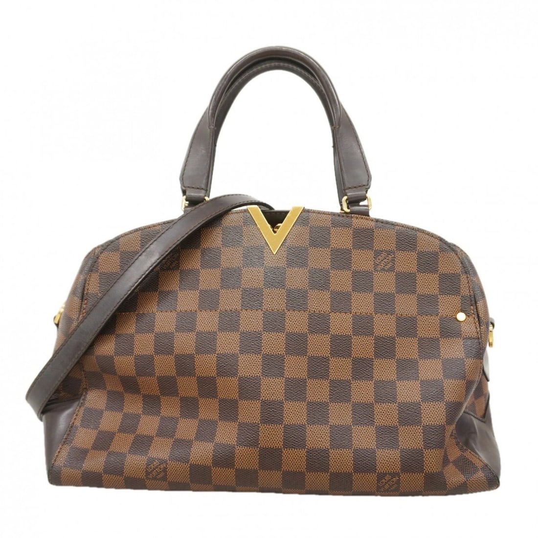 Louis Vuitton Damier Kensington Bowling Handbag N41505 Ebene 2-way bag for women P2876213: --- Catalog ---Category: SizeSize (HxWxD): 22.5cm x 34cm x 13.5cm / 8.85'' x 13.38'' x 5.31''Category: DesignType: HandbagColor: EbeneGender: WomenCategory: GeneralMPN: N41505Brand: Louis Vuitton---