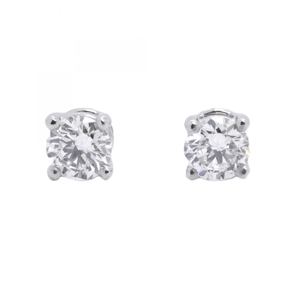 Tiffany & Co. Solitaire Earrings, 1PD (One Diamond), Platinum 950, Ladies': --- Catalog ---Category: SizeSize (HxWxD): 3.20mm x 3.20mm / 0.13'' x 0.13''Category: DesignType: Stud earringsStone: DiamondGender: WomenMaterial: Platinum 950Category: GeneralBrand: Tiffany--- Item