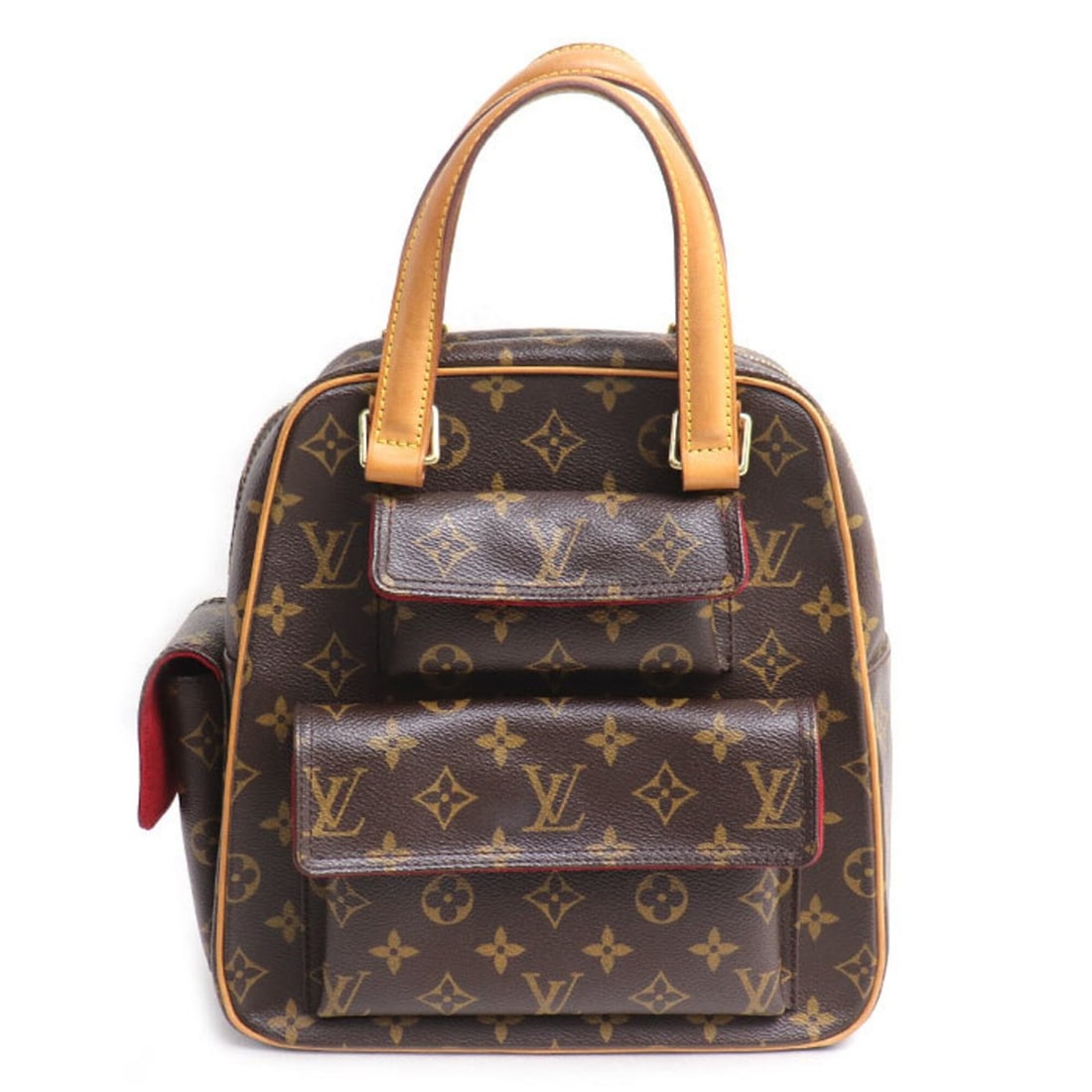 LOUIS VUITTON Louis Vuitton Excentrie Cité Handbag Monogram Brown M51161 Women's: --- Catalog ---Category: SizeSize (HxWxD): 26cm x 25cm x 12cm / 10.23'' x 9.84'' x 4.72''Category: DesignType: HandbagColor: BrownGender: WomenMaterial: Monogram Hardware Color: GoldCategory: GeneralM