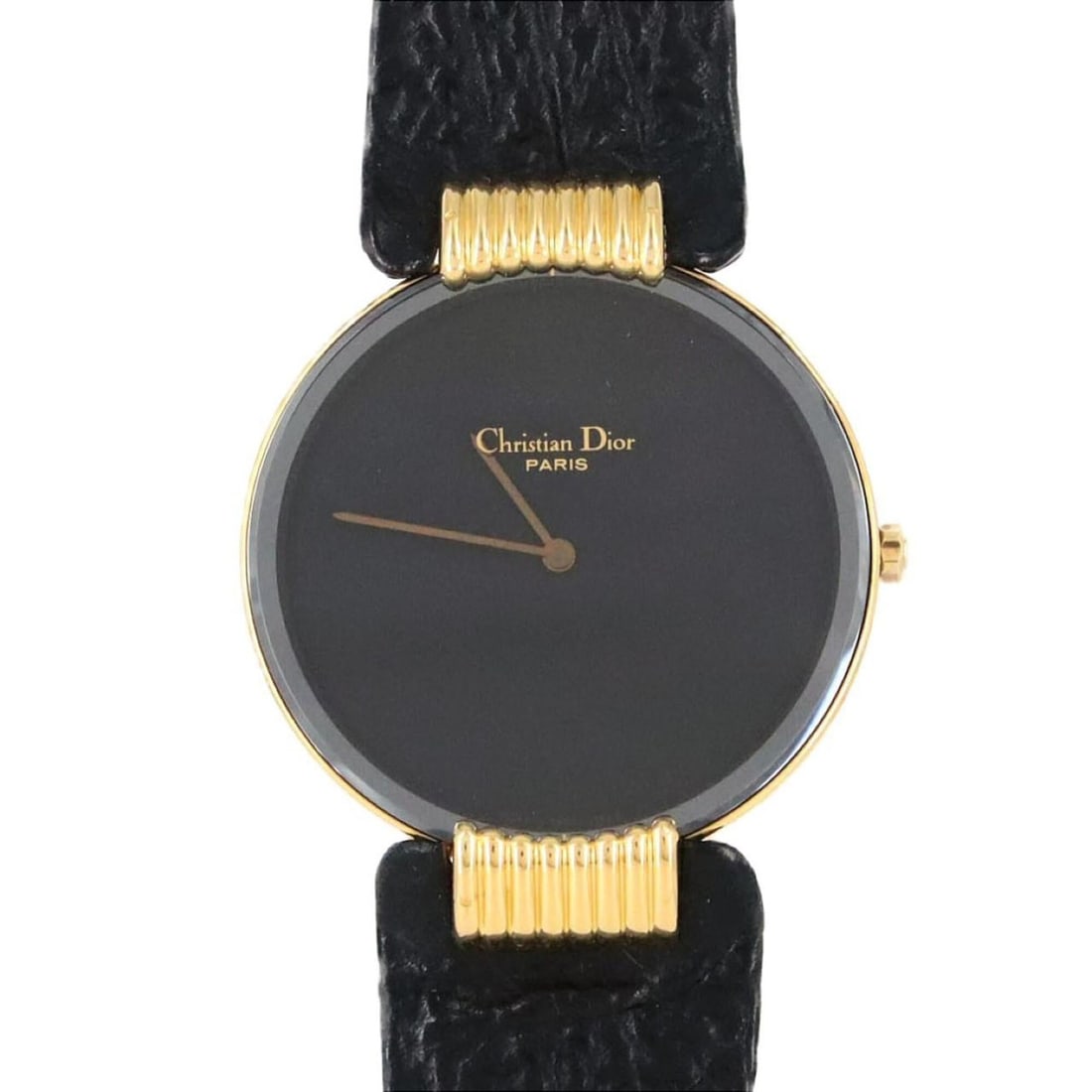 Christian Dior Baghira GP 47 153-2 Quartz Watch: --- Catalog ---Category: SizeCase Diameter: 30mm / 1.18''Category: DesignType: WristwatchGender: Women,MenColor (Dial): BlackMaterial (Case): Gold platedCategory: GeneralMPN: 47 153-2Brand: Christian 