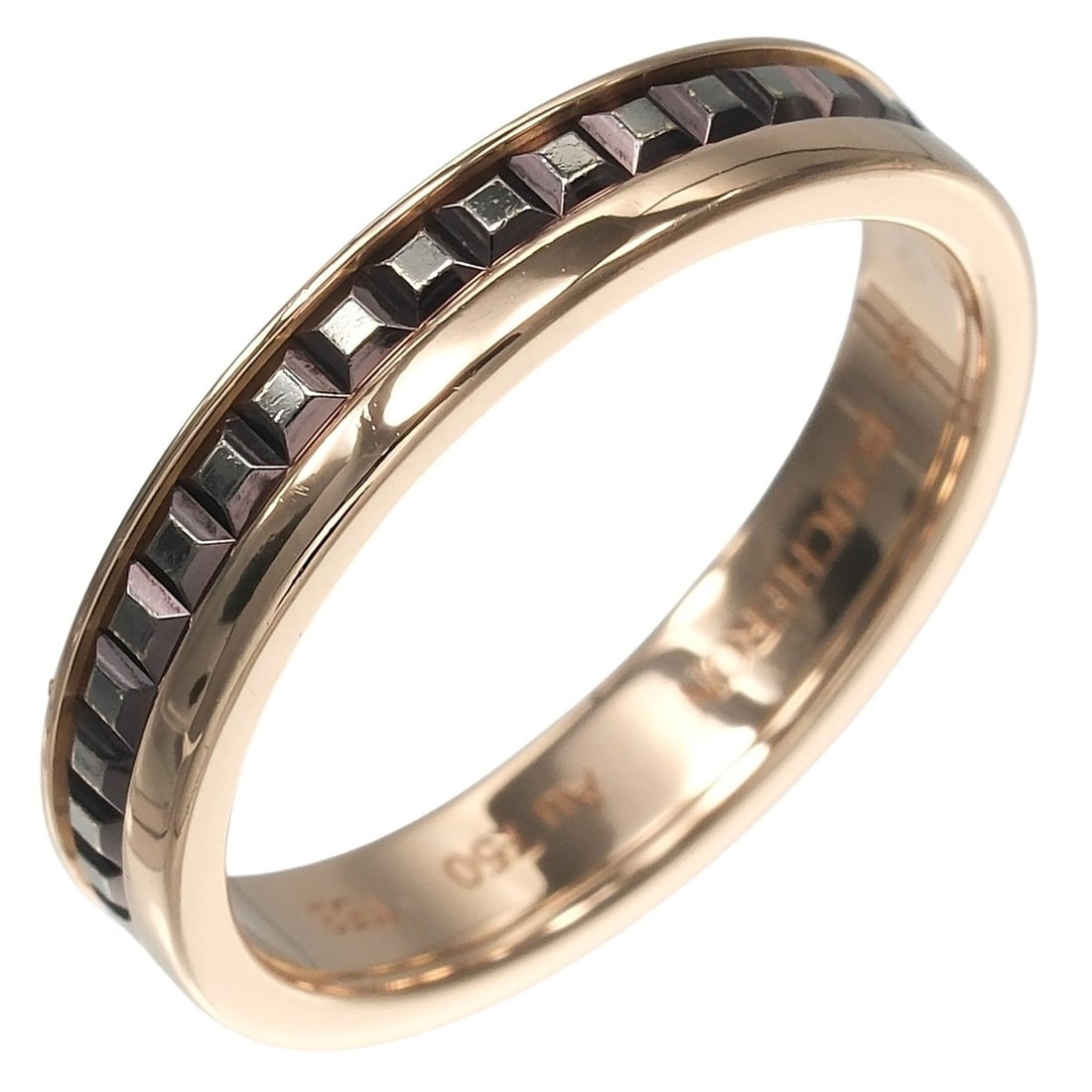 Boucheron Quatre Classic Half Ring, Size 12, 18K Pink Gold, Approx. 4.12g: --- Catalog ---Category: SizeUS Size: 6.5Brand Size: 53Category: DesignType: Band ringGender: WomenMaterial: Pink gold (18K)Category: GeneralBrand: Boucheron--- Item List ---Section: ConditionRanking: