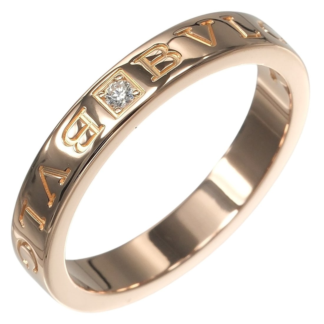 Bulgari B.zero1 Essential Ring, Size 24, 18K Yellow Gold (Pink Gold), Diamond, Approx. 8.2g, BVLGARI: --- Catalog ---Category: SizeJP Size: 24US Size: 11.5Category: DesignType: Band ringStone: DiamondGender: MenMaterial: Pink gold (18K)Category: GeneralBrand: Bvlgari--- Item List ---Section: Condition