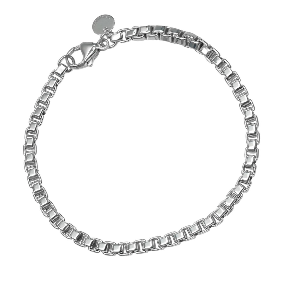 Tiffany & Co. Venetian bracelet, approximately 18.5cm wrist circumference, 925 sterling silver, 16g.: --- Catalog ---Category: SizeLength: 18.5cm / 7.28''Category: DesignType: Charm braceletGender: WomenMaterial: Silver 925Category: GeneralBrand: Tiffany--- Item List ---Section: ConditionRanking: Rank