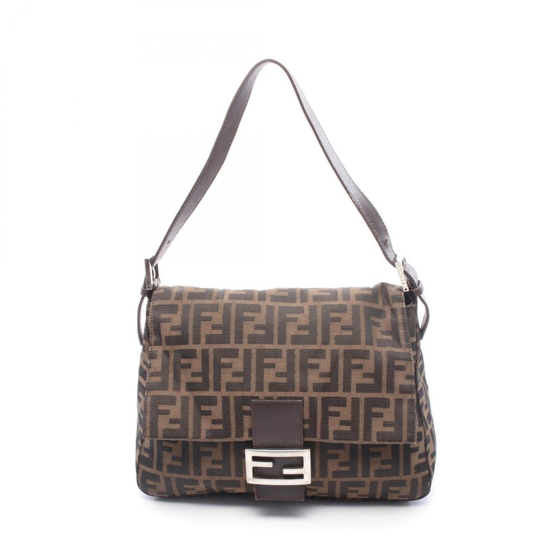 Fendi Mamma Bucket Zucca Shoulder Bag/Handbag, Canvas and Leather, Women's, Brown: --- Catalog ---Category: SizeSize (HxWxD): 21cm x 29cm x 12cm / 8.26'' x 11.41'' x 4.72''Category: DesignType: Handbag, Shoulder bagColor: BrownGender: WomenMaterial: Canvas , Leather Category: Genera
