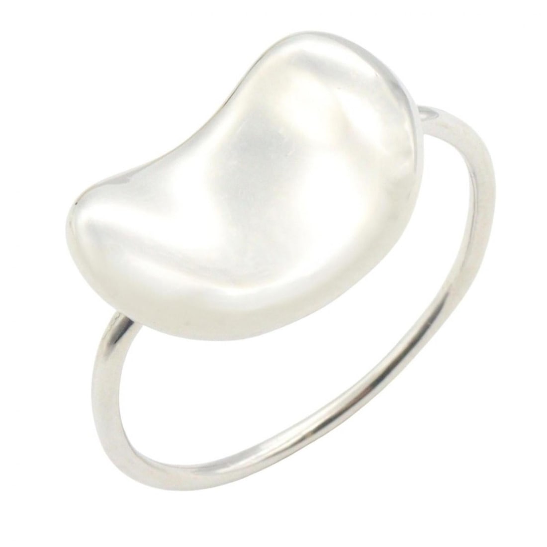 Tiffany & Co. Bean Ring - Sterling Silver 925 Women's Ring/Finger Tone: --- Catalog ---Category: SizeJP Size: 10US Size: 5.5Category: DesignType: Band ringColor: SilverGender: WomenMaterial: Silver 925Category: GeneralBrand: Tiffany--- Item List ---Section: ConditionRanki