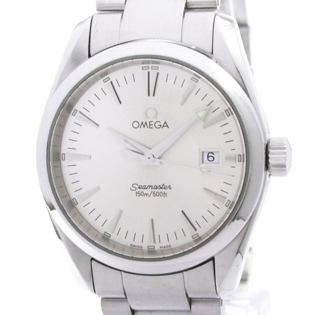 OMEGA Seamaster Aqua Terra Steel Quartz Mens Watch 2518.30 Polished: --- Catalog ---Category: SizeCase Diameter: 36mm / 1.42''Category: DesignType: WristwatchStyle: SportGender: MenColor (Dial): SilverMaterial (Band): Stainless steelMaterial (Case): Stainless steelCate