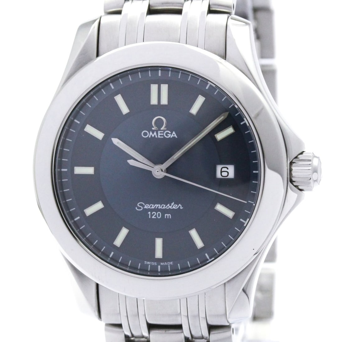 OMEGA Seamaster 120M Steel Quartz Mens Watch 2511.82 Polished: --- Catalog ---Category: SizeCase Diameter: 36mm / 1.42''Category: DesignType: WristwatchStyle: SportGender: MenColor (Dial): BlueMaterial (Band): Stainless steelMaterial (Case): Stainless steelCatego