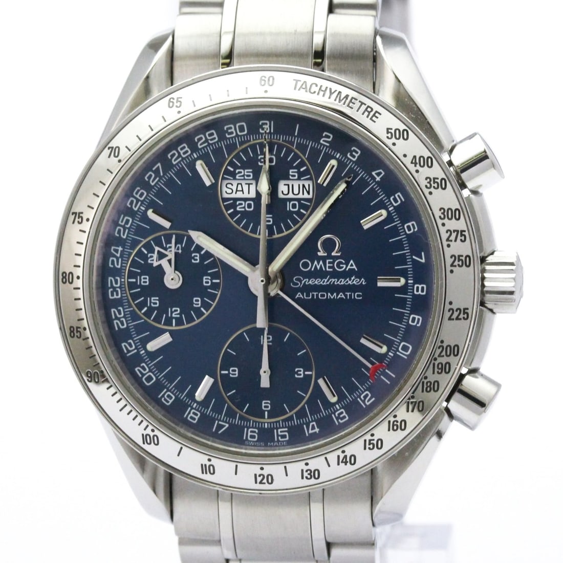 OMEGA Speedmaster Triple Date Steel Automatic Watch 3523.80 Polished (1 of 10)
