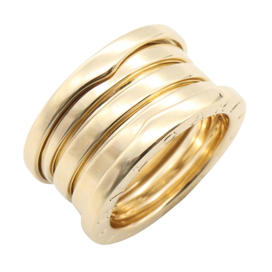 Bvlgari Bulgari B-zero1 Ring, 4-band ring, 18K (yellow gold), men's and women's, gold tone.: --- Catalog ---Category: SizeJP Size: 8US Size: 4.5Category: DesignType: Band ringColor: Yellow goldGender: Men,WomenMaterial: Yellow gold (18K)Category: GeneralBrand: Bvlgari--- Item List ---Section: