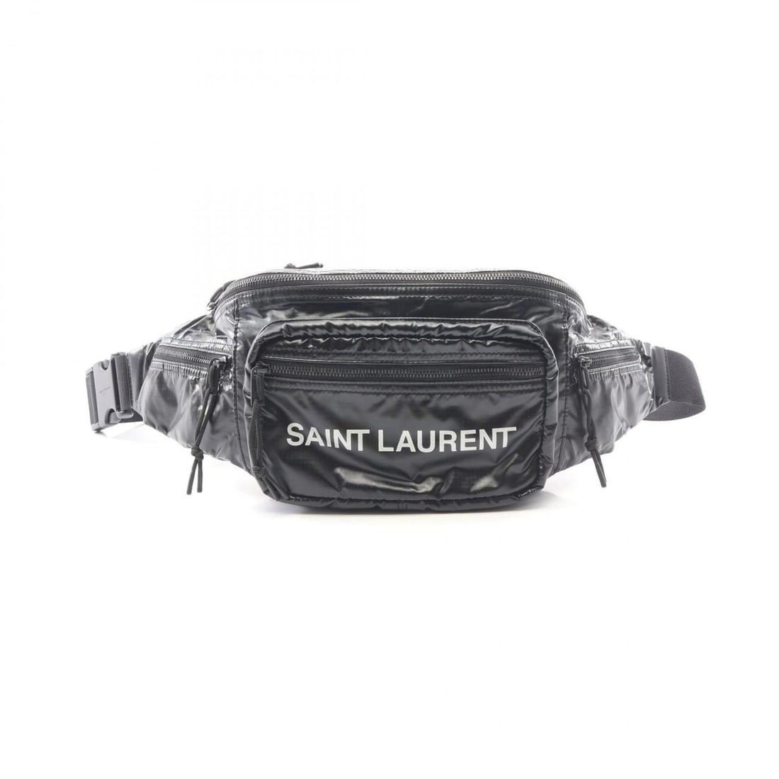 Yves Saint Laurent Saint Laurent Paris Nuxx Crossbody Bag (Waist Bag, Body Handbag) - Nylon, Men's &: --- Catalog ---Category: SizeSize (HxWxD): 16cm x 25cm x 8.5cm / 6.29'' x 9.84'' x 3.34''Category: DesignType: Fanny pack, Sling bagColor: BlackGender: Men,WomenMaterial: Nylon Category: