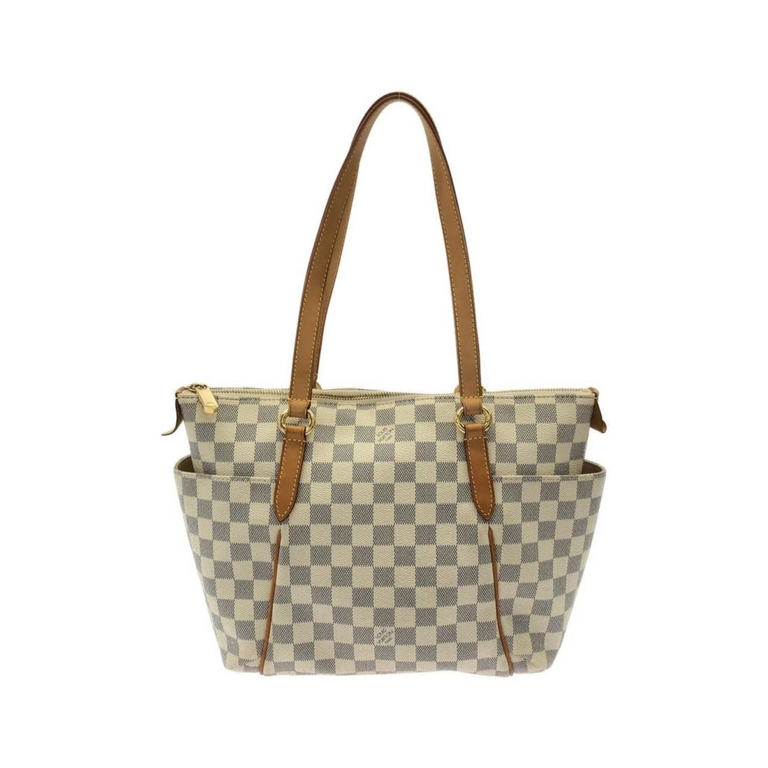 Louis Vuitton Damier Azur Totally PM N51261 Handbag: --- Catalog ---Category: SizeSize (HxWxD): 25cm x 35cm x 11cm / 9.84'' x 13.77'' x 4.33''Category: DesignType: HandbagColor: Gold, WhiteGender: WomenMaterial: Coated canvas Category: GeneralMPN: