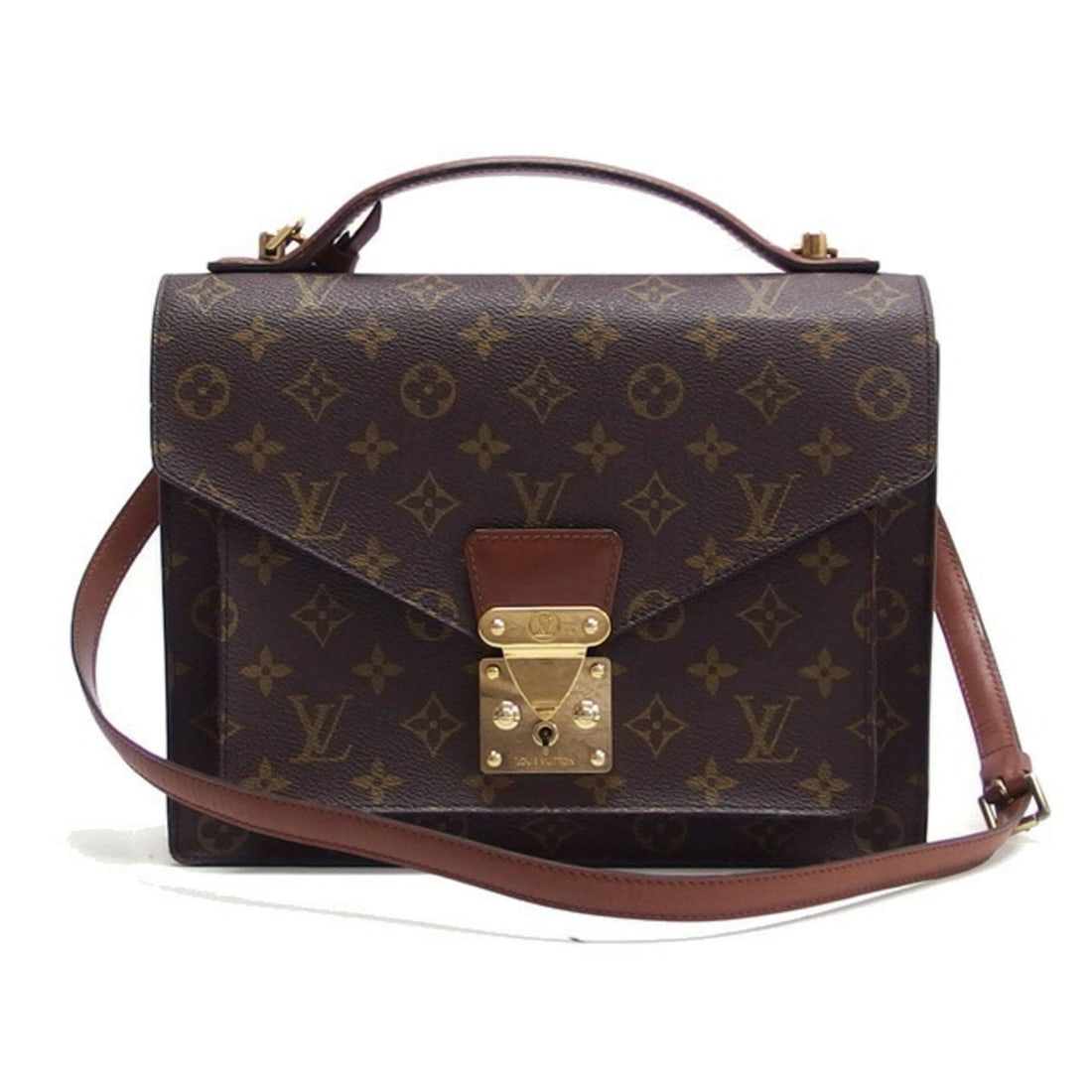 Louis Vuitton Monogram Monceau 28 Handbag/Shoulder Bag M51185: --- Catalog ---Category: SizeSize (HxWxD): 21.5cm x 27.5cm x 8cm / 8.46'' x 10.82'' x 3.14''Category: DesignType: Handbag, Shoulder bagColor: BrownGender: MenMaterial: Monogram , Canvas , Leather Cate
