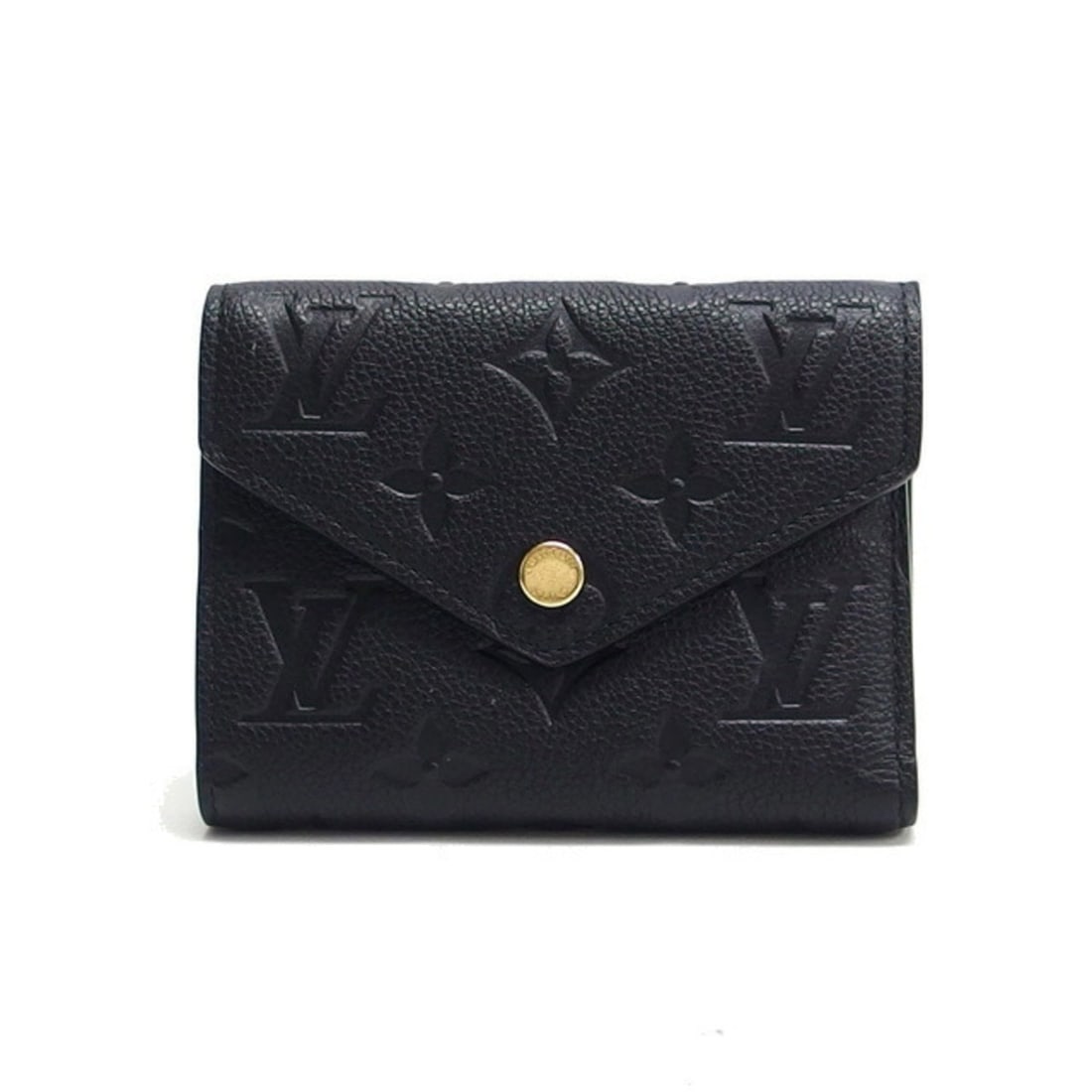 Louis Vuitton Monogram Empreinte Portefeuille Victorine, Black: --- Catalog ---Category: SizeSize (HxWxD): 9.5cm x 12cm x 2cm / 3.74'' x 4.72'' x 0.78''Category: DesignType: Wallet (tri-fold)Color: Black, NoirGender: Men,WomenMaterial: Monogram Empreinte , Leather