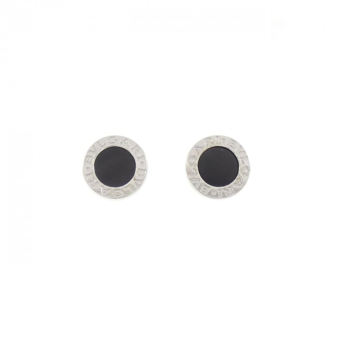 Bvlgari Earrings: --- Catalog ---Category: DesignType: Stud earringsStone: OnyxGender: WomenMaterial: White gold (18K)Category: GeneralMPN: 356121Brand: Bvlgari--- Item List ---Section: ConditionRanking: Rank A Used -