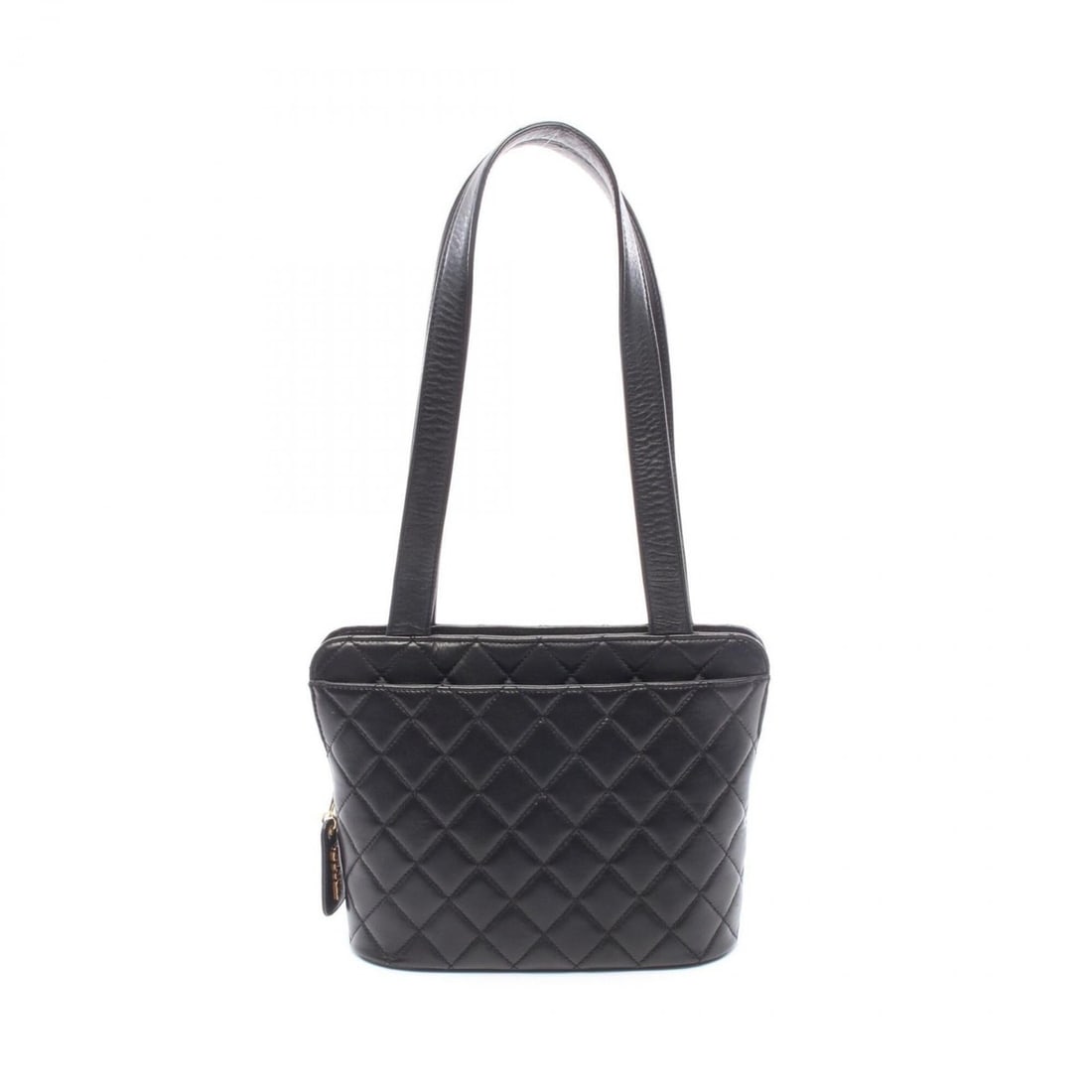 Chanel Matelassé Shoulder Bag/Handbag, Lambskin Leather, Women's, Black (1 of 20)