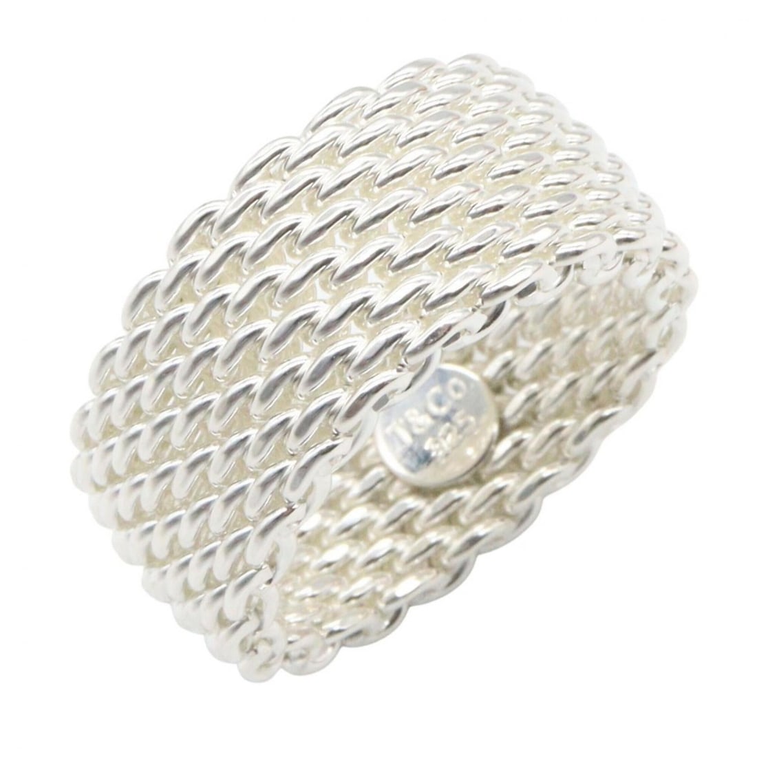 Tiffany & Co. Somerset Ring - Sterling Silver 925 Women's Tone: --- Catalog ---Category: SizeJP Size: 12US Size: 6.5Category: DesignType: Band ringColor: SilverGender: WomenMaterial: Silver 925Category: GeneralBrand: Tiffany--- Item List ---Section: ConditionRanki