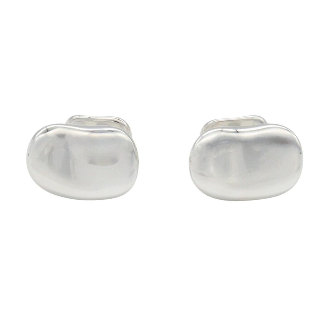 Tiffany & Co. Bean Cufflinks, SV925, Men's Silver-Tone Cufflinks: --- Catalog ---Category: SizeSize (HxWxD): 13.00mm x 20.00mm / 0.51'' x 0.79''Category: DesignType: CufflinksColor: SilverGender: MenMaterial: Silver 925Category: GeneralBrand: Tiffany--- Item List --