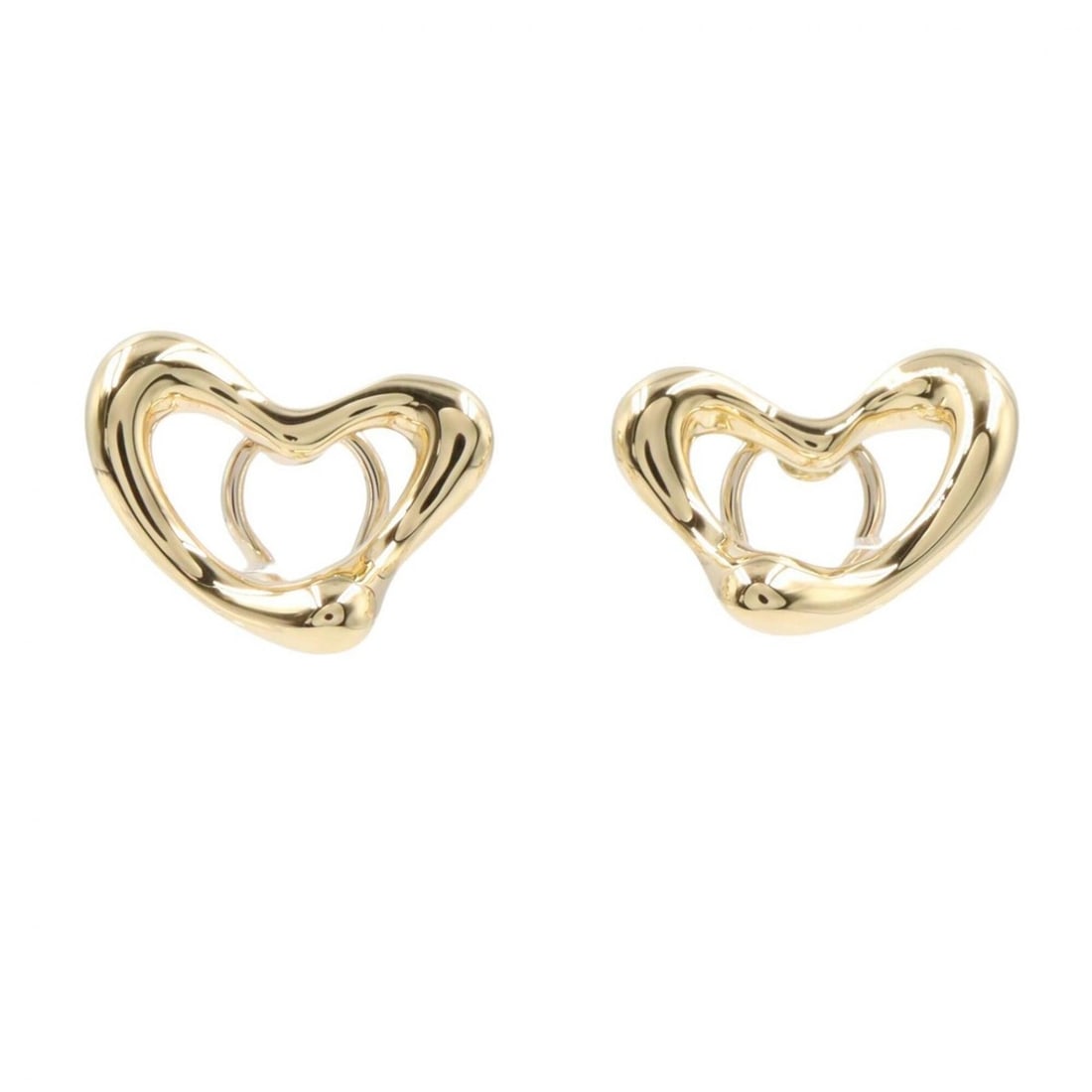Tiffany & Co. Open Heart Rutilated Quartz Earrings, 18K Yellow Gold, Women's Jewelry, Gold Tone: --- Catalog ---Category: SizeSize (HxWxD): 20.00mm x 21.00mm / 0.79'' x 0.83''Category: DesignType: Clip earringsColor: GoldGender: WomenMaterial: Yellow gold (18K)Category: GeneralBrand: Tiffany--- I