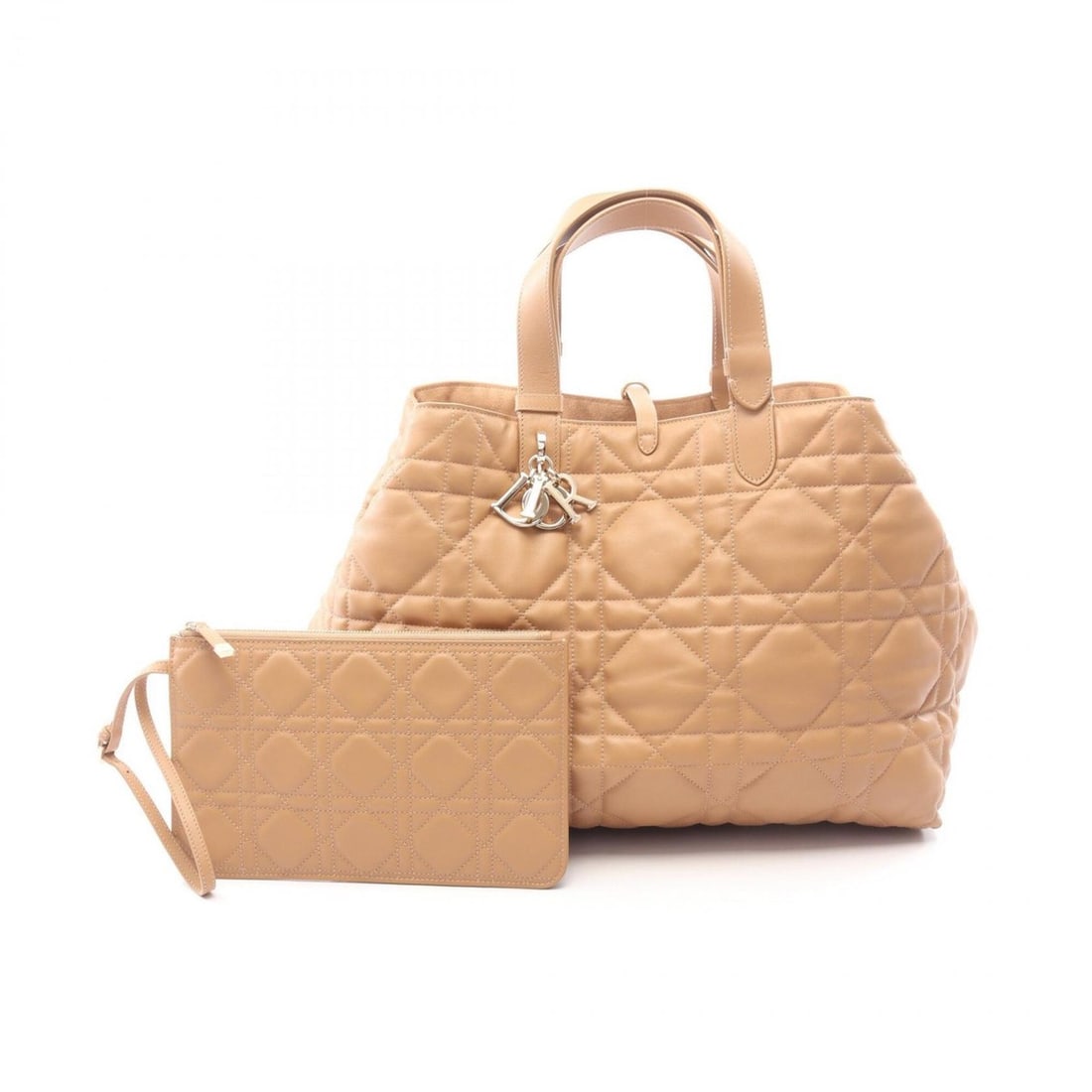 Christian Dior Dior Toujours Large Micro Cannage Tote Bag Handbag Leather Women's Brown M2820OSHJ: --- Catalog ---Category: SizeSize (HxWxD): 27cm x 37cm x 21cm / 10.62'' x 14.56'' x 8.26''Category: DesignType: Handbag, Pouch, Tote bagColor: BrownGender: WomenMaterial: Leather Category: GeneralMPN: