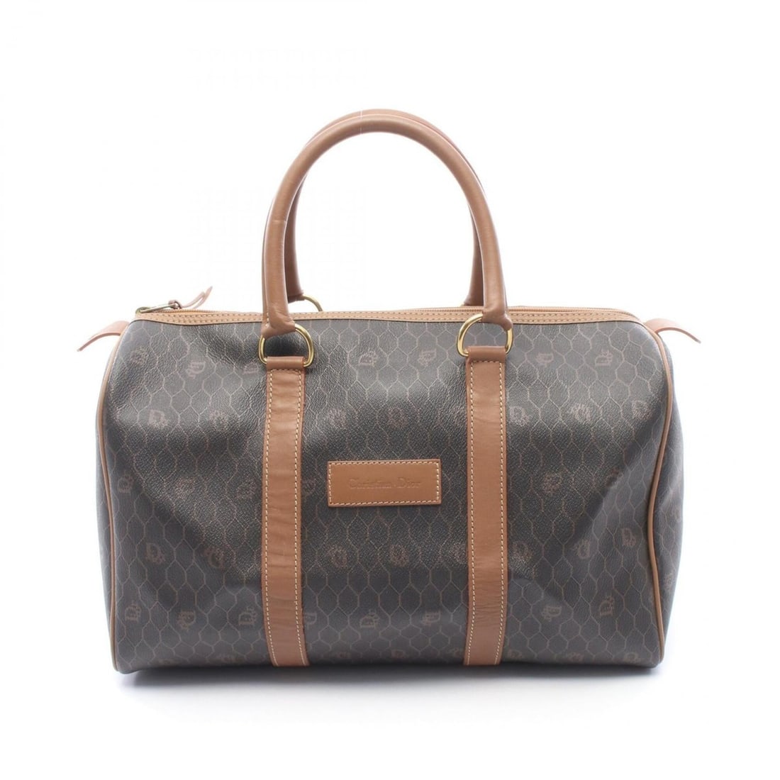Christian Dior Dior Honeycomb Trotter Boston Bag Handbag, Coated Canvas Leather, Women's, Brown: --- Catalog ---Category: SizeSize (HxWxD): 23cm x 37.5cm x 19cm / 9.05'' x 14.76'' x 7.48''Category: DesignType: Boston bag, HandbagColor: BrownGender: WomenMaterial: PVC , Leather Category: GeneralBr